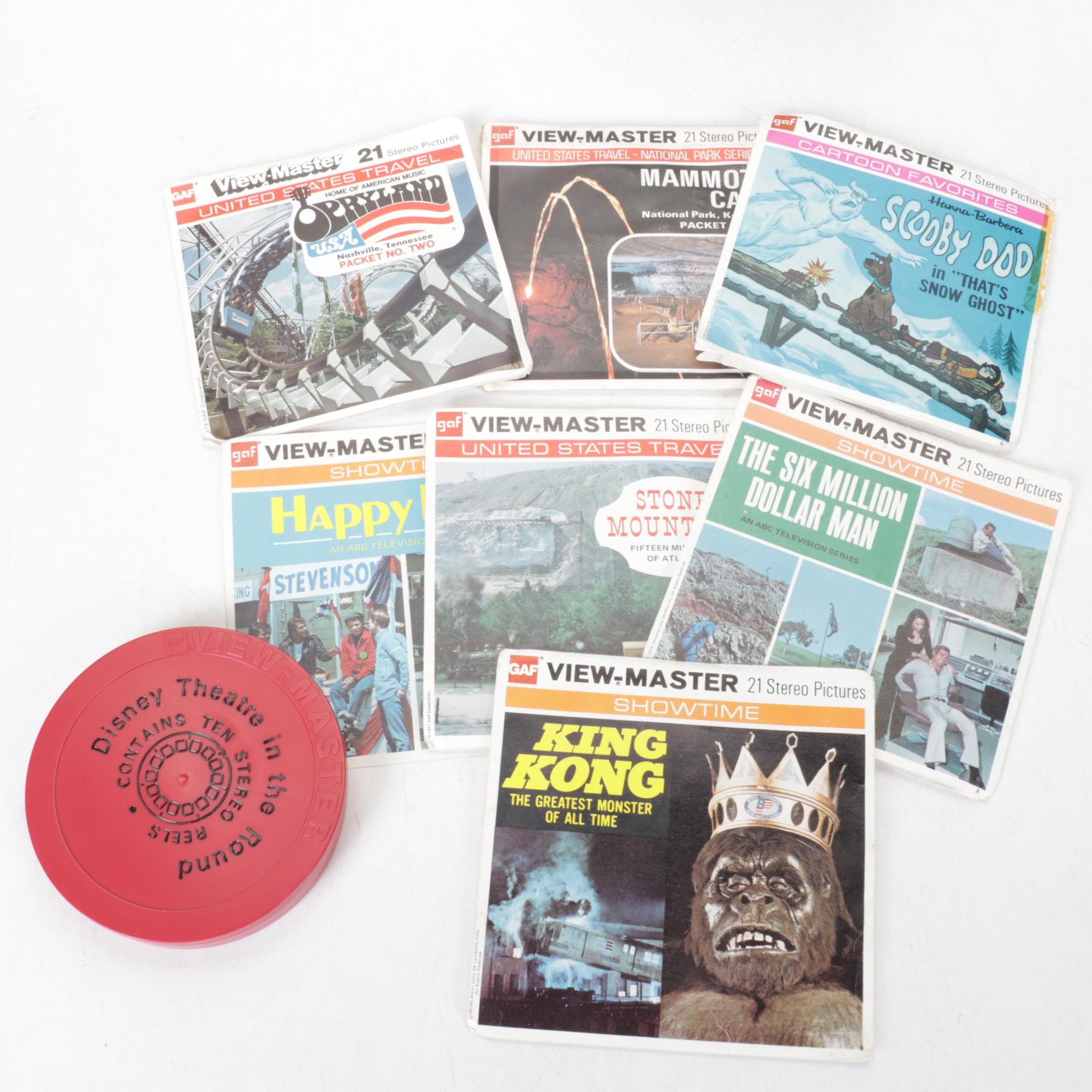 Gaf View-Master "Theatre in the Round" Projector and Stereoscope with Slides