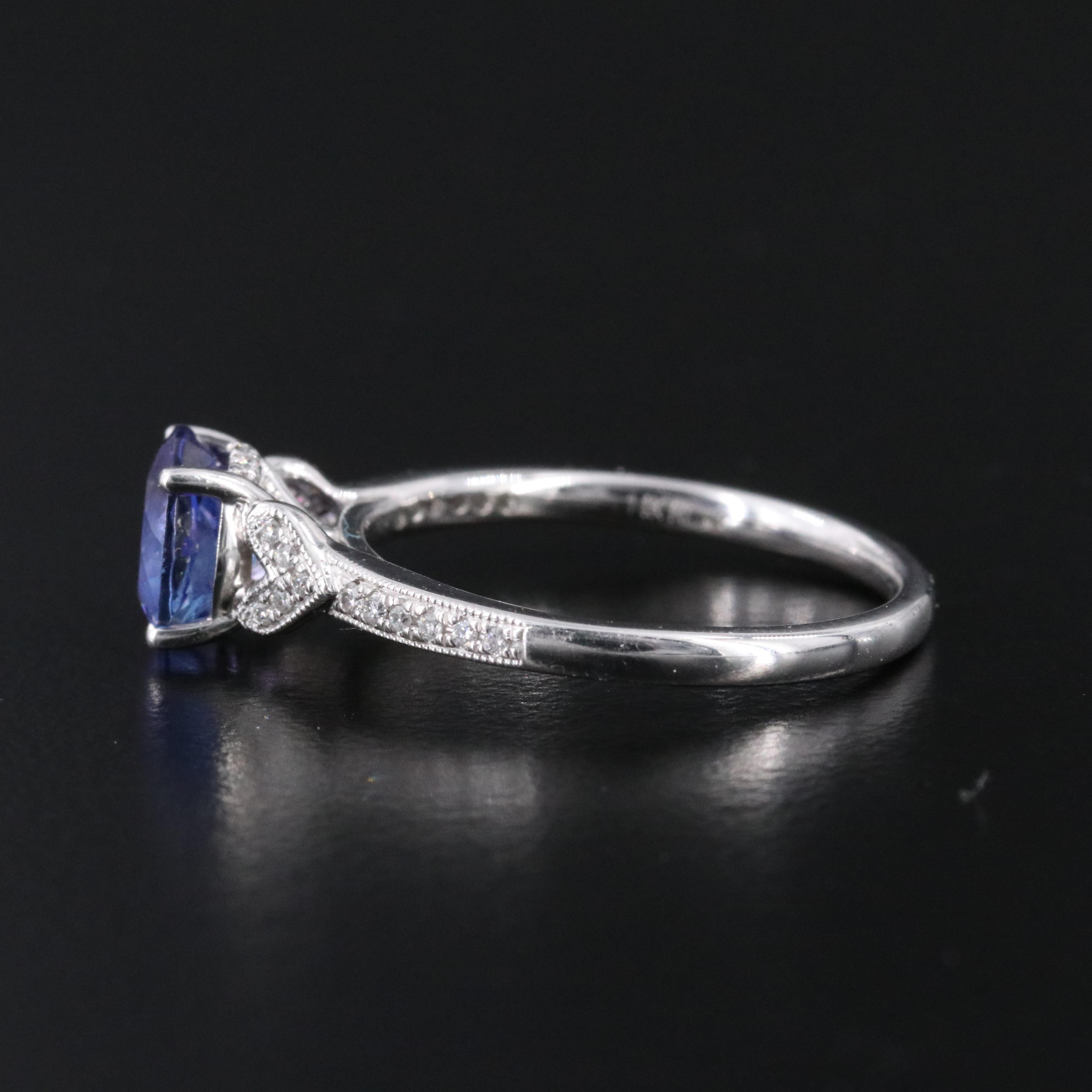 14K Tanzanite and Diamond Ring