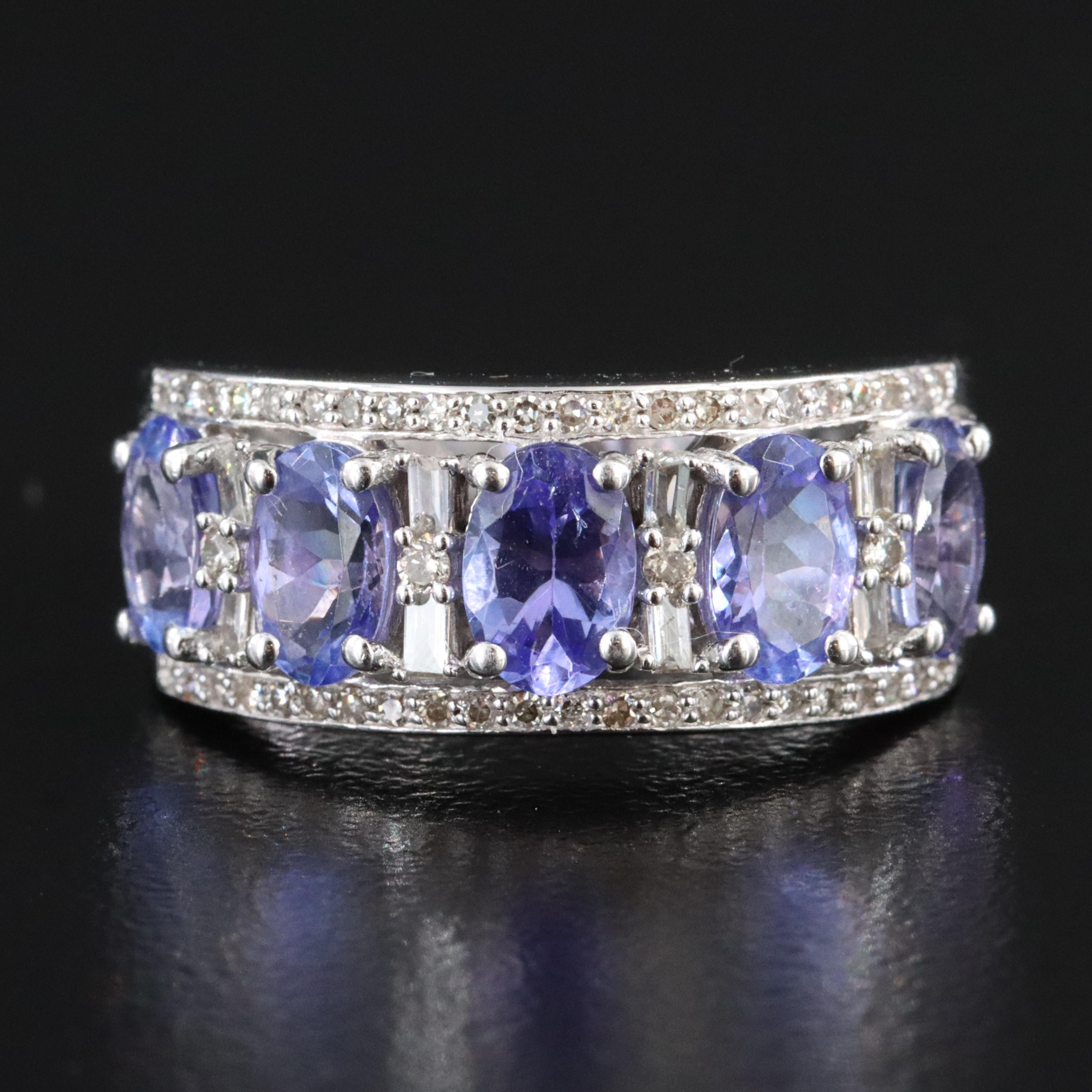 14K Tanzanite and Diamond Ring