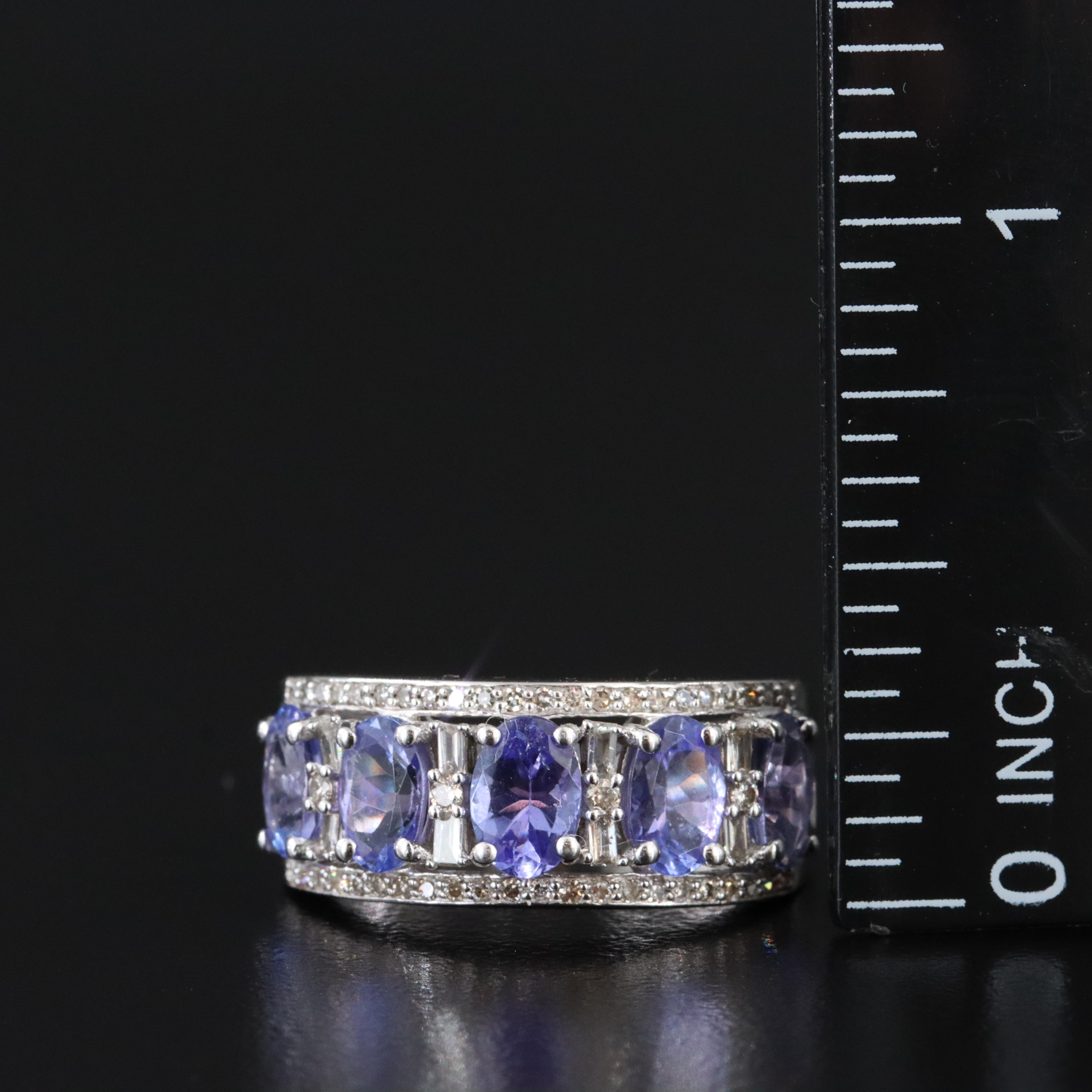 14K Tanzanite and Diamond Ring