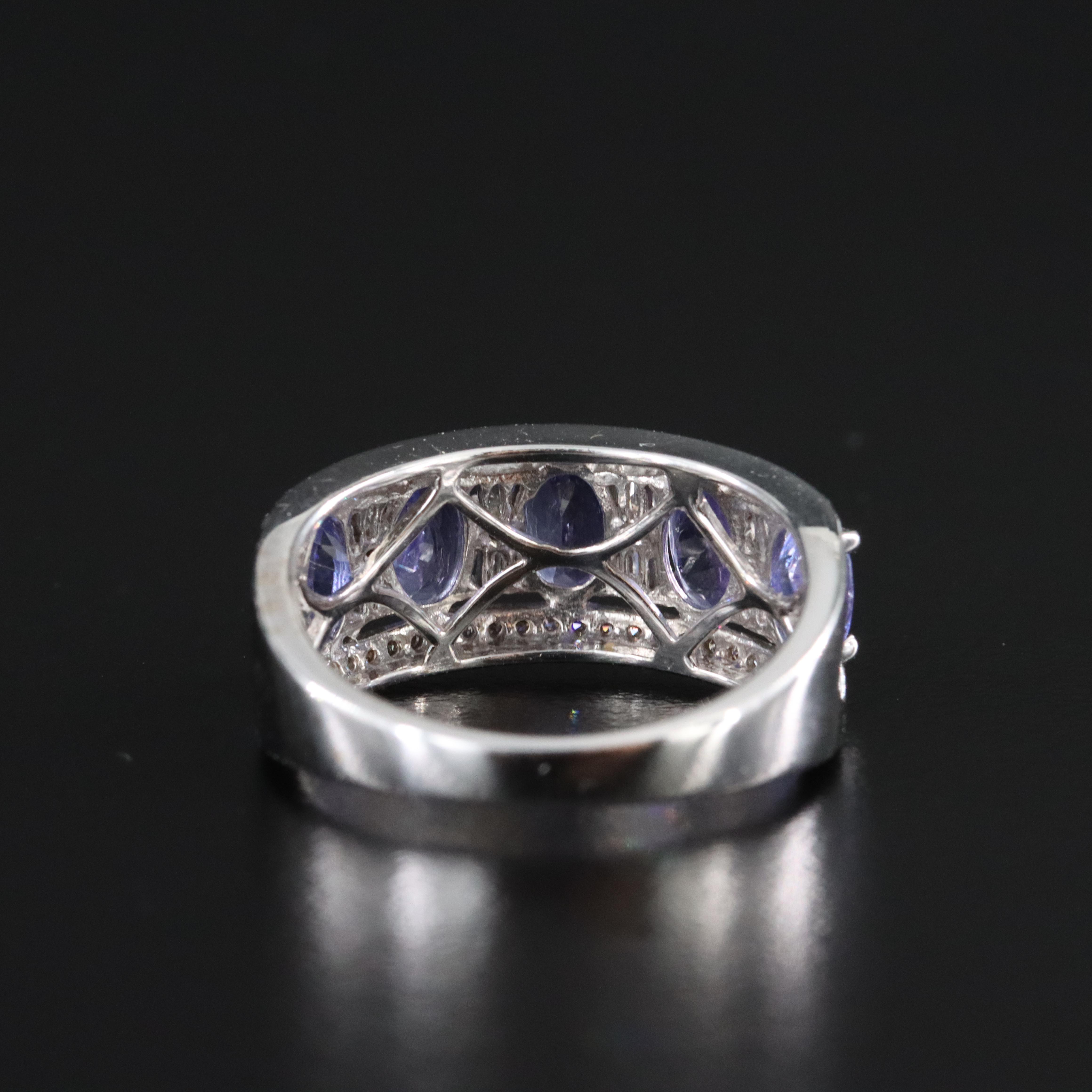 14K Tanzanite and Diamond Ring