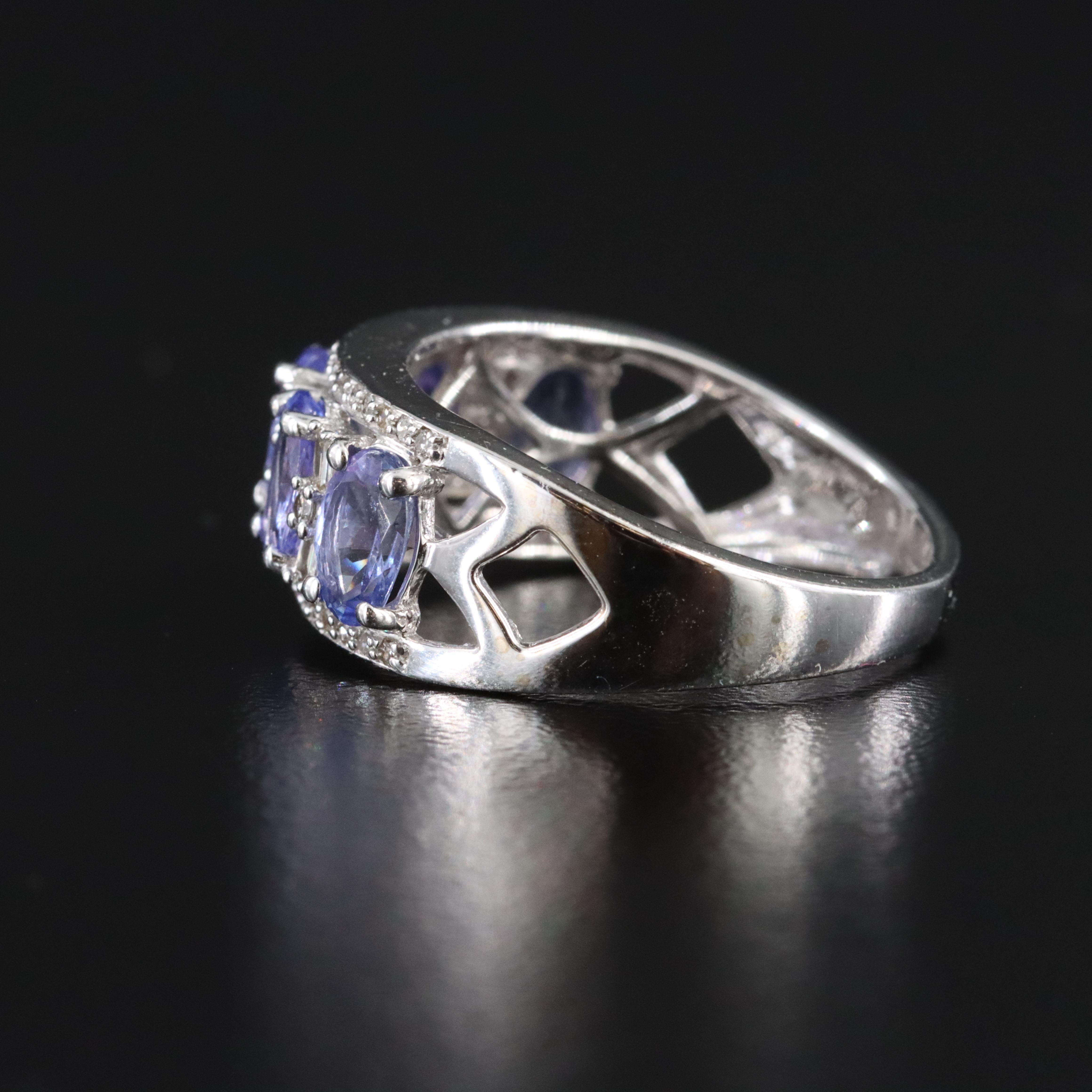 14K Tanzanite and Diamond Ring