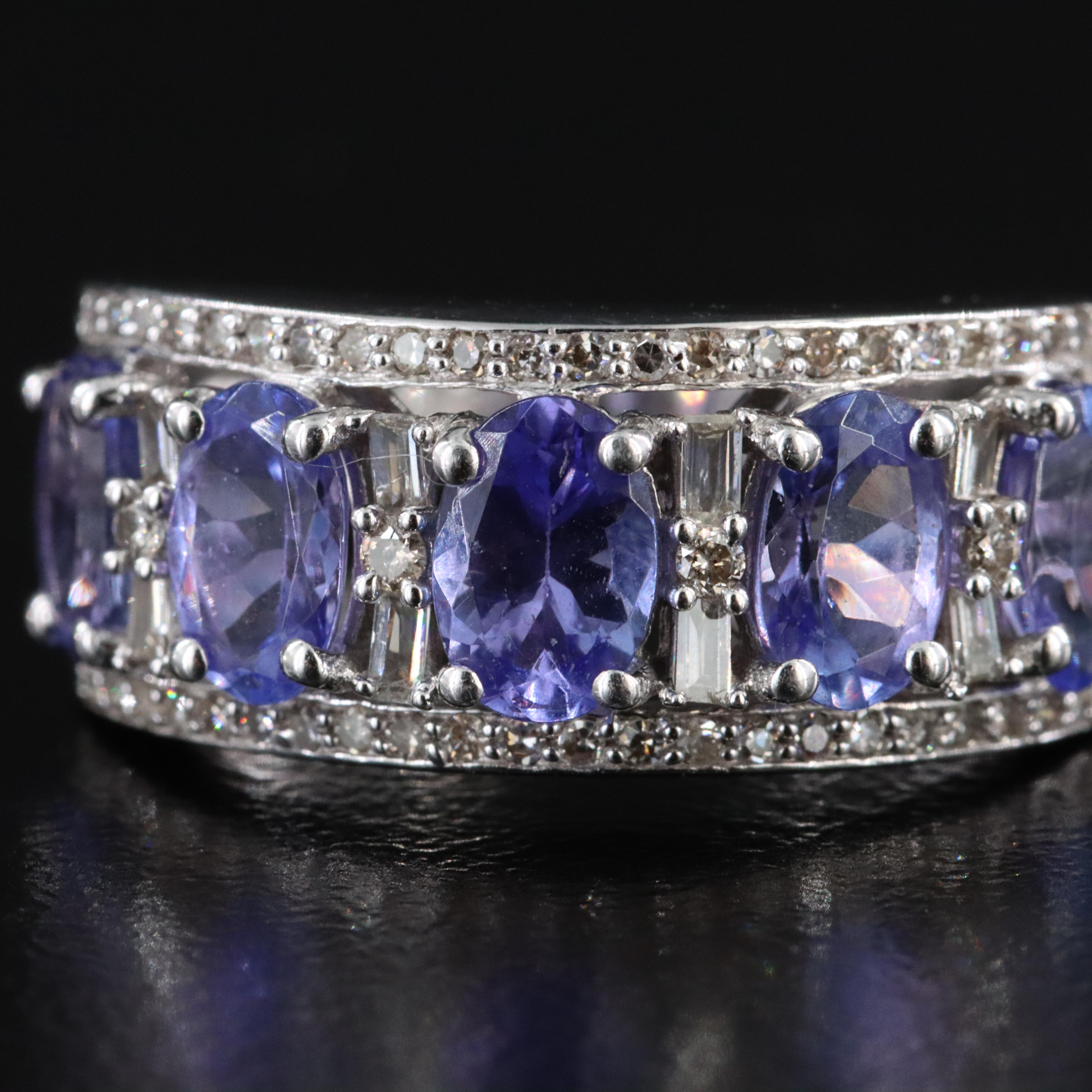 14K Tanzanite and Diamond Ring