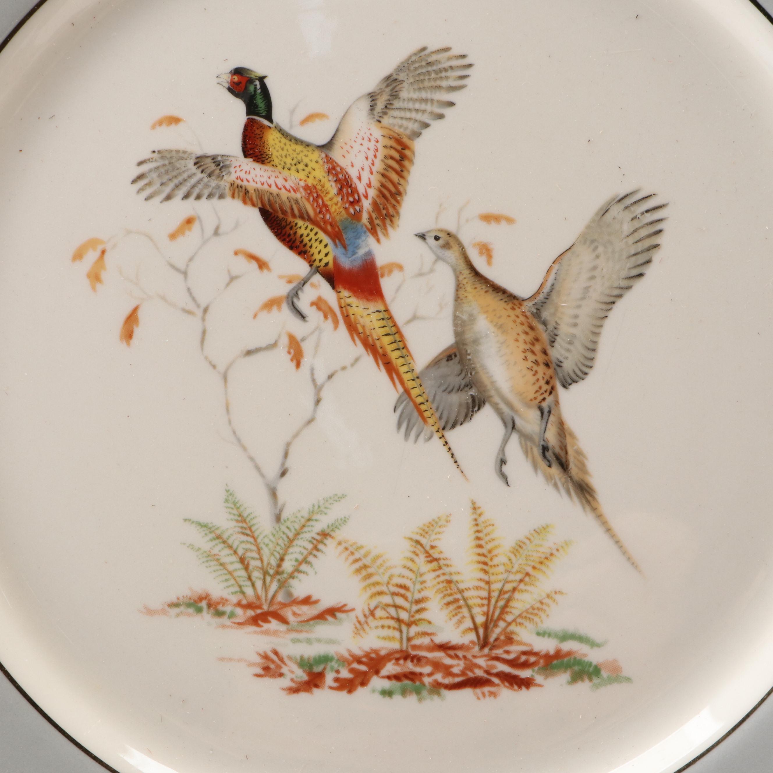 Eliot Porcelain Bird Plates