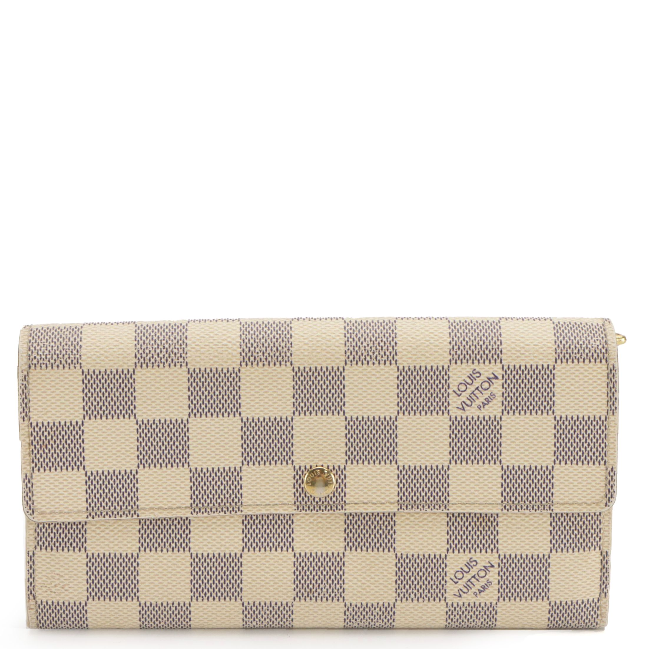 Louis Vuitton Sarah Wallet in Damier Azur Canvas
