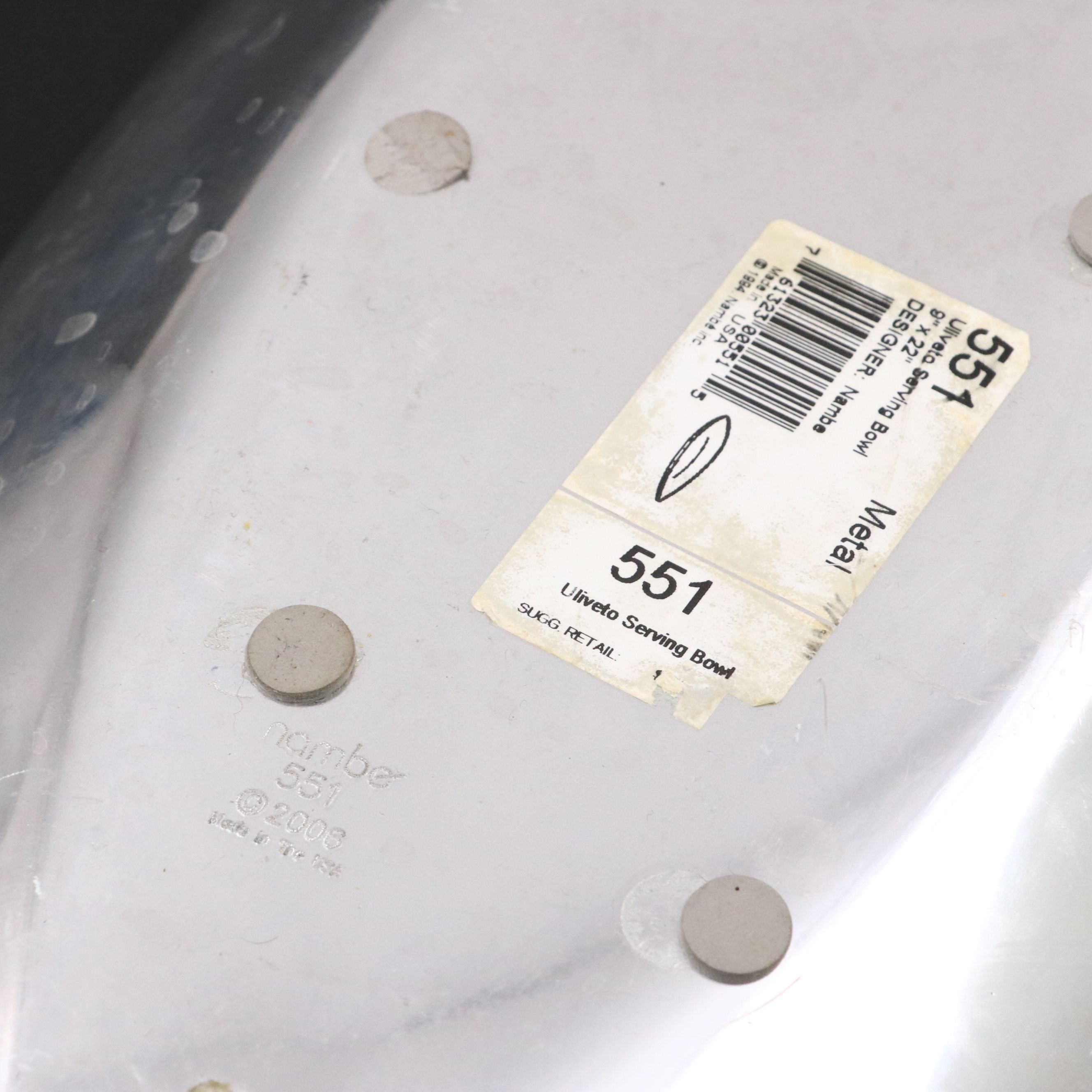 Nambé Scalloped and Oval Metal Trays