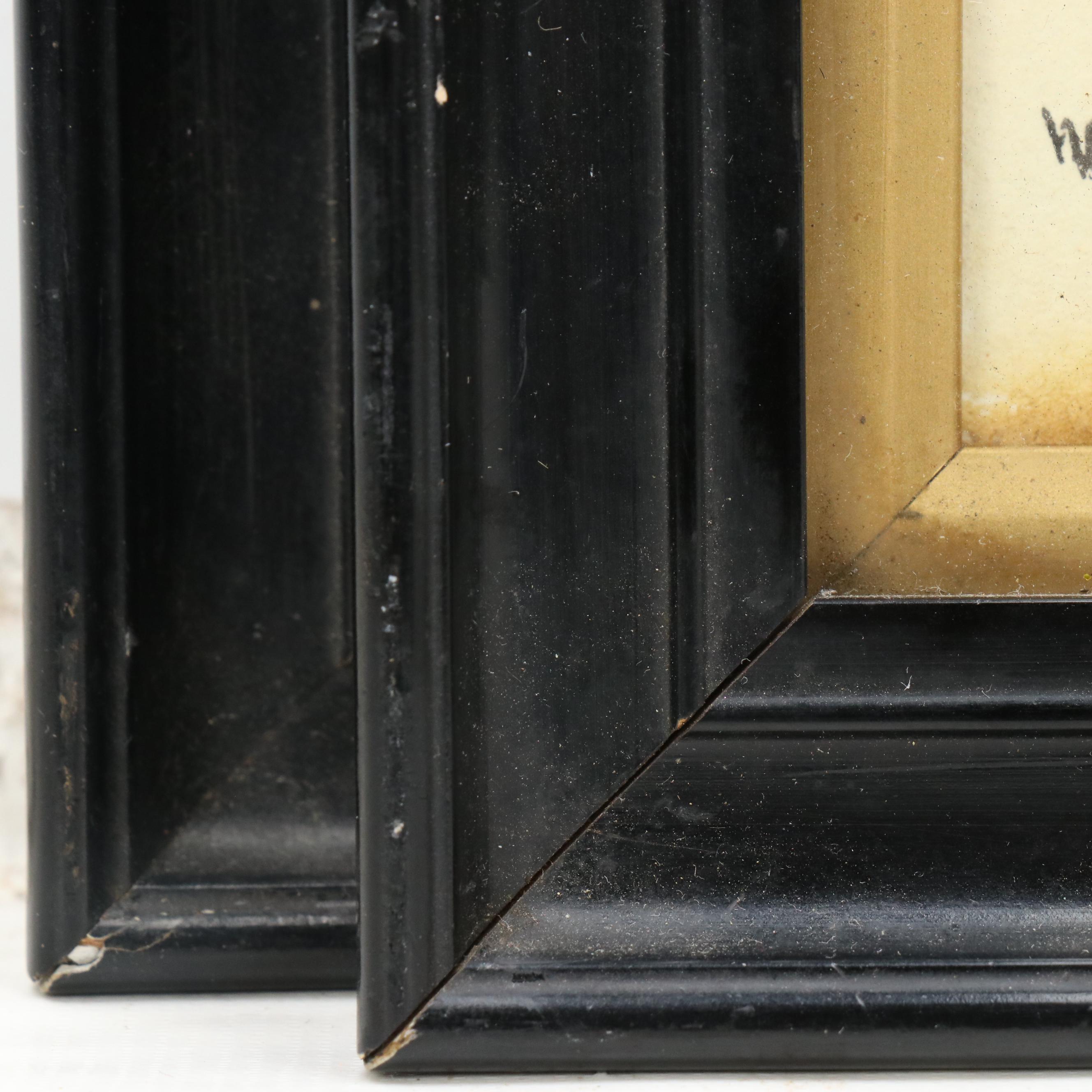 W. Wang Watercolor Paintings of Middle Eastern Desert Scenes, 20th Century