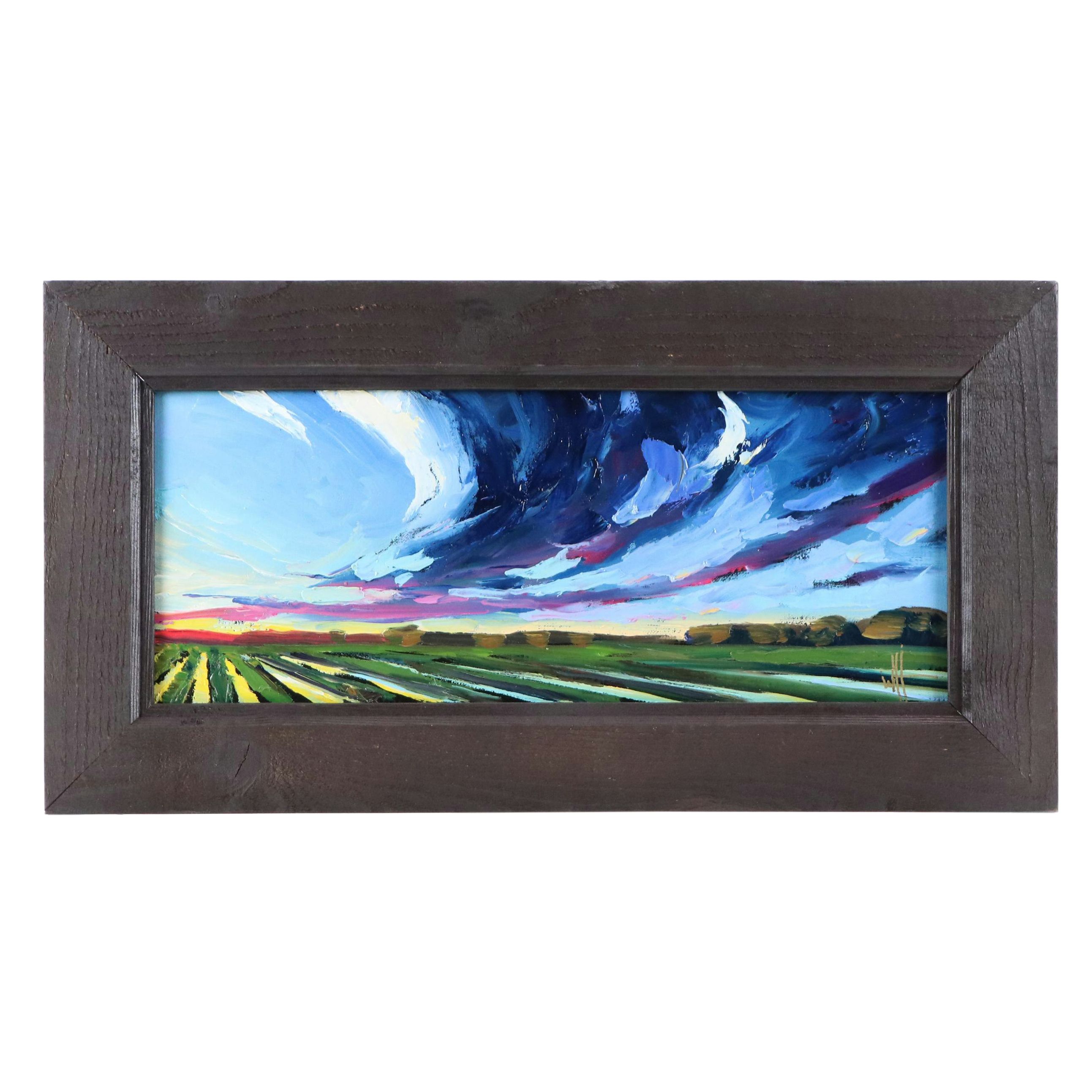 William Hawkins Landscape Oil Painting, 2025