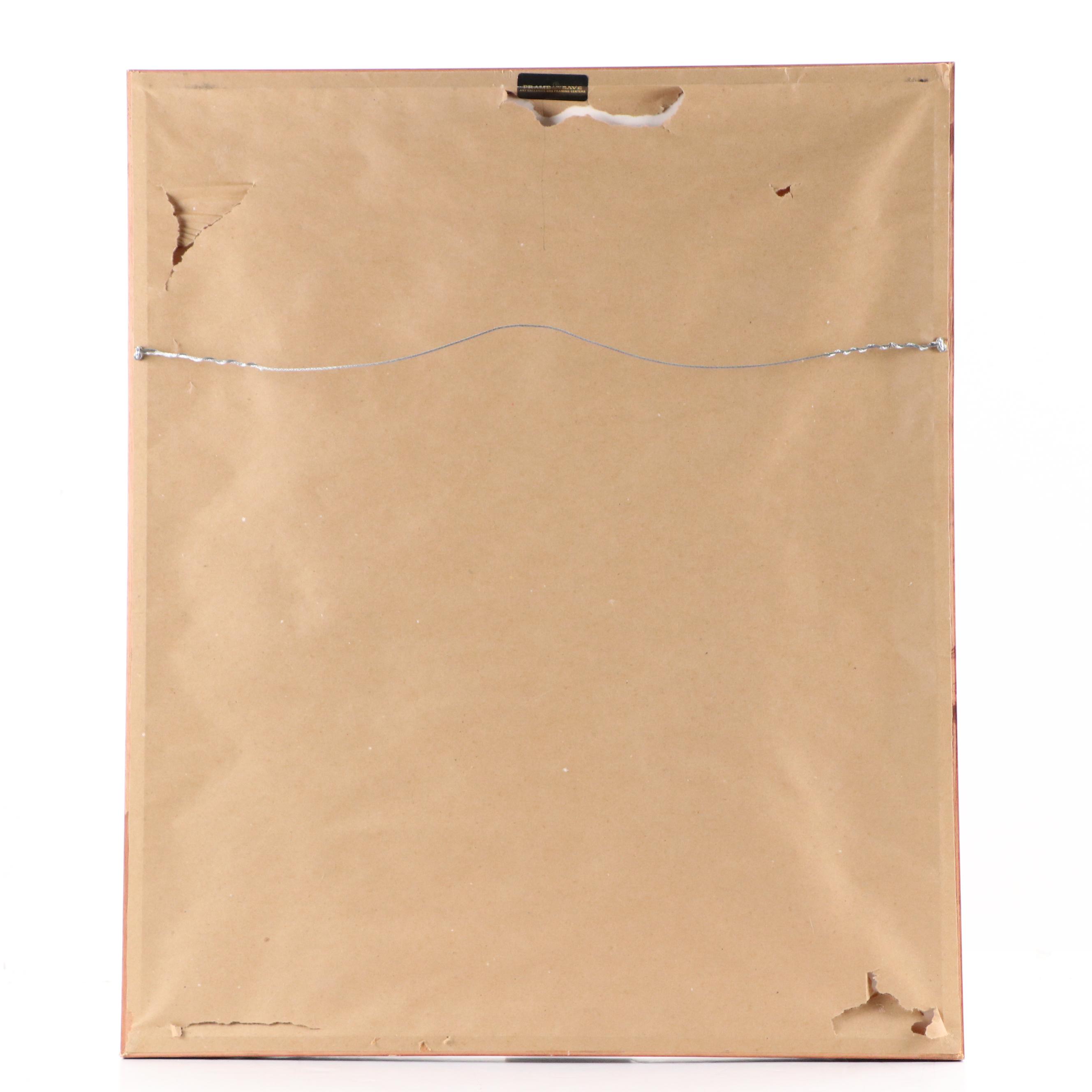 Chinese Ink and Watercolor Painting of Tiger, 20th Century