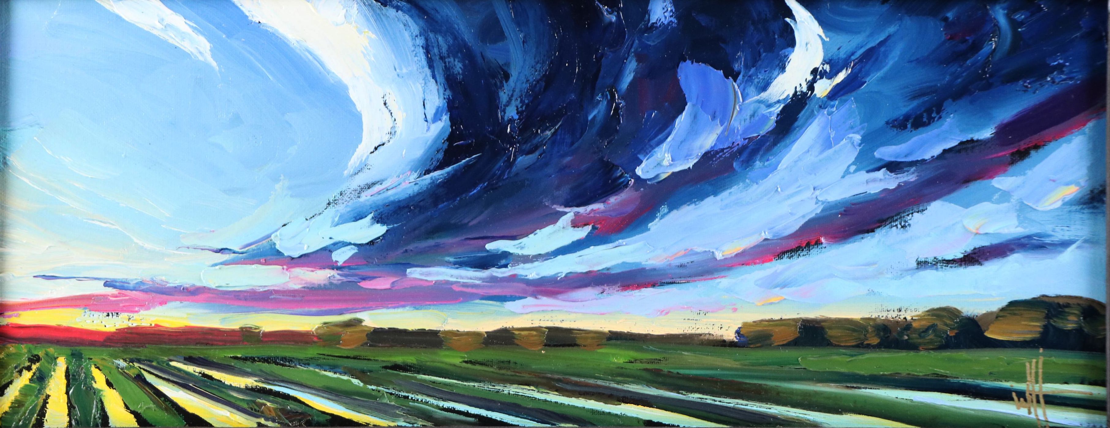 William Hawkins Landscape Oil Painting, 2025