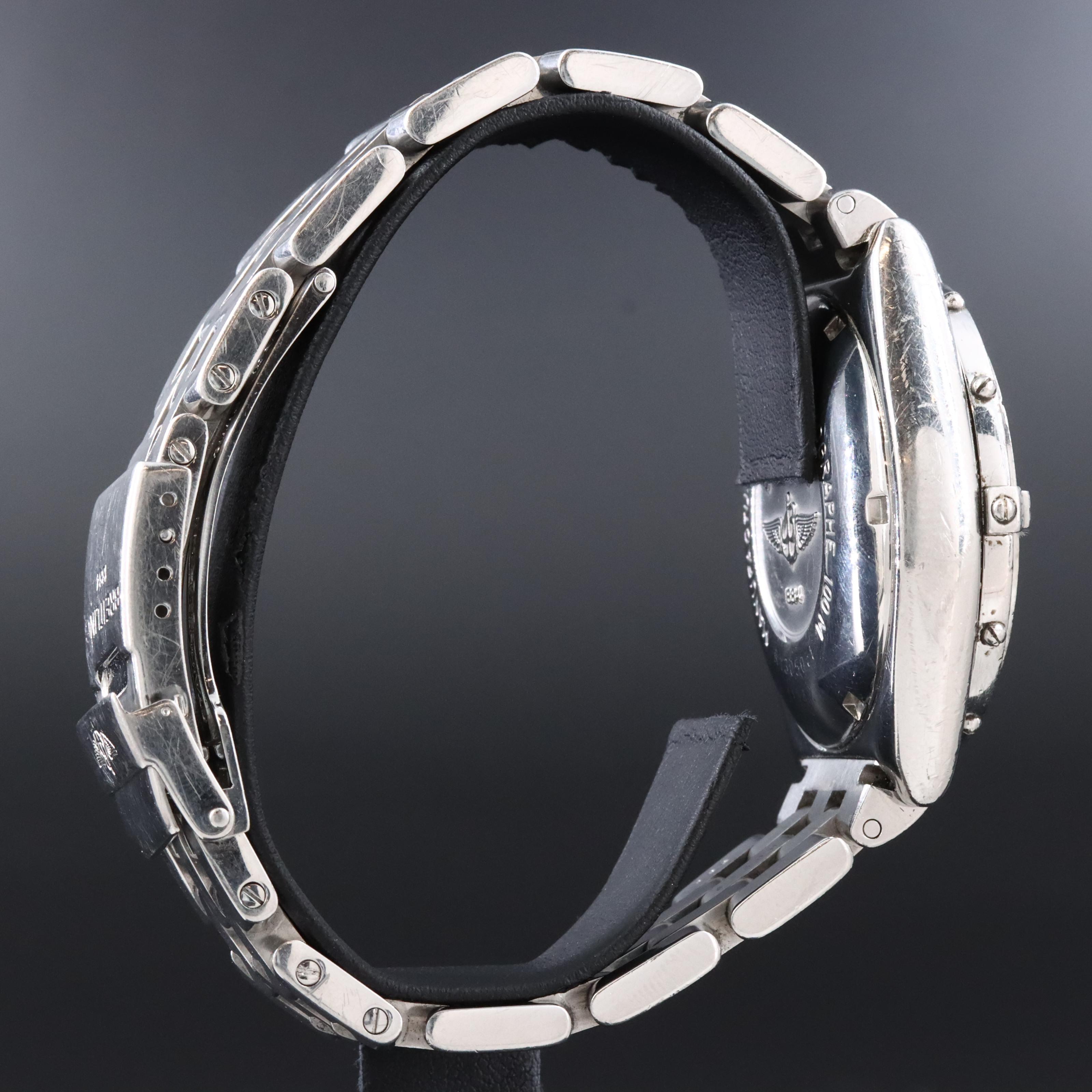 1998 Breitling Chronomat Stainless Steel Blackbird A 13050.1 Watch