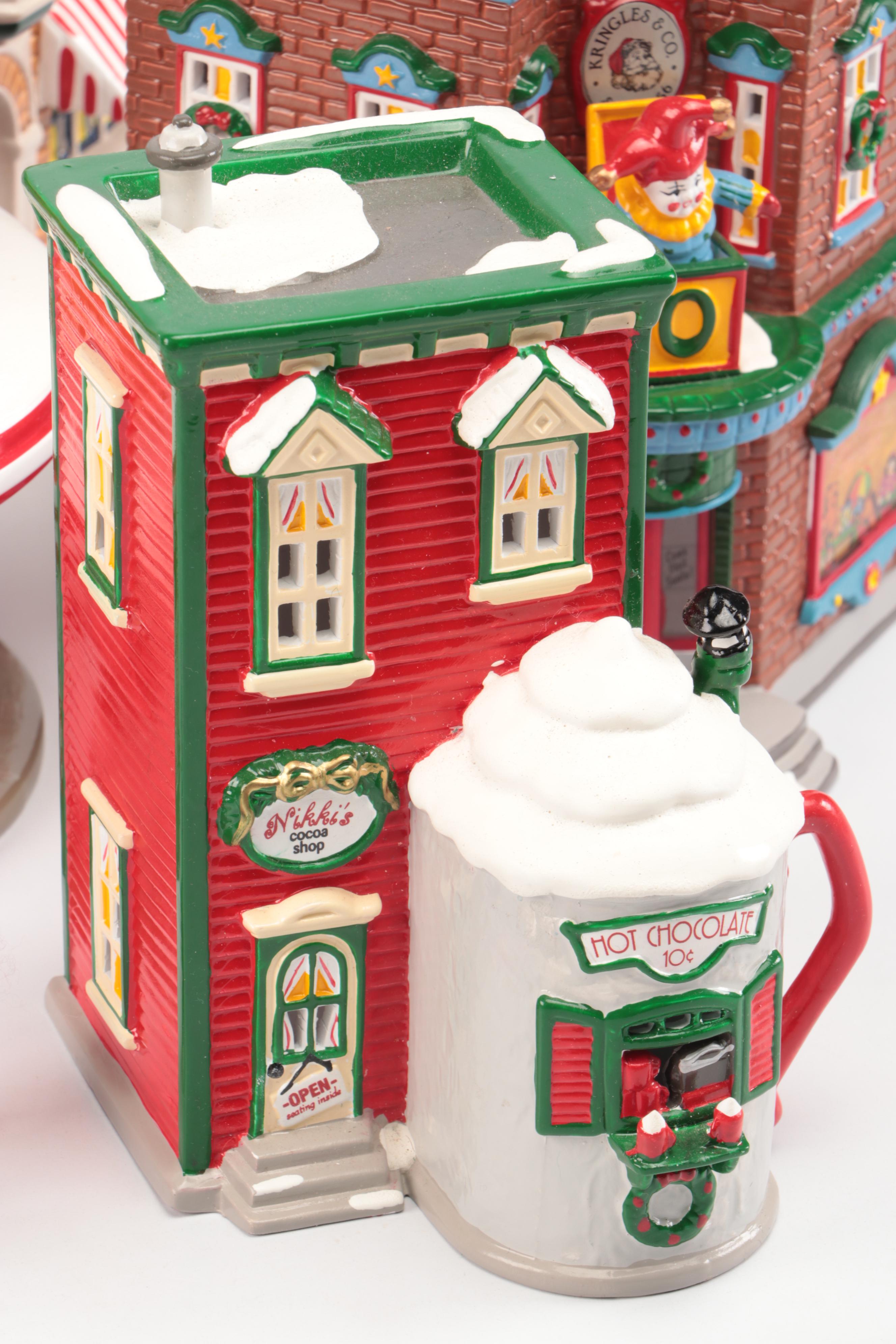 Department 56 "Nikki's Coca Shop" and More Snow Village Decor