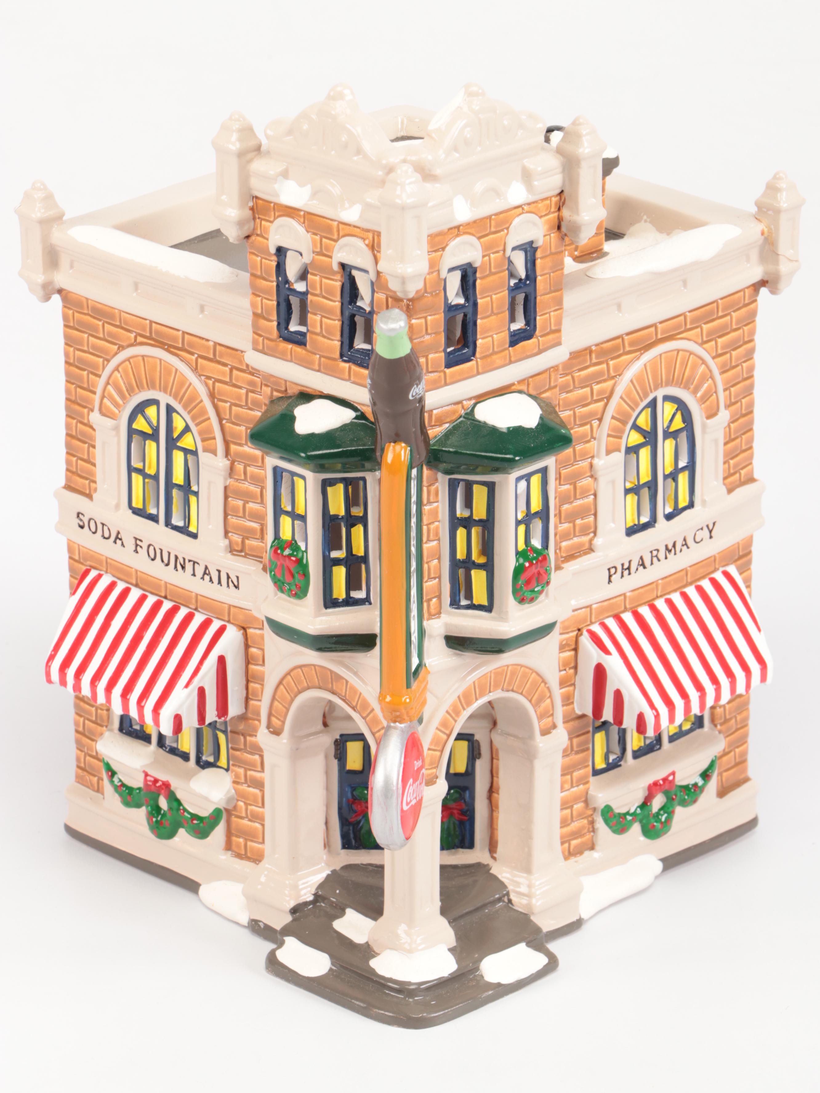 Department 56 "Nikki's Coca Shop" and More Snow Village Decor