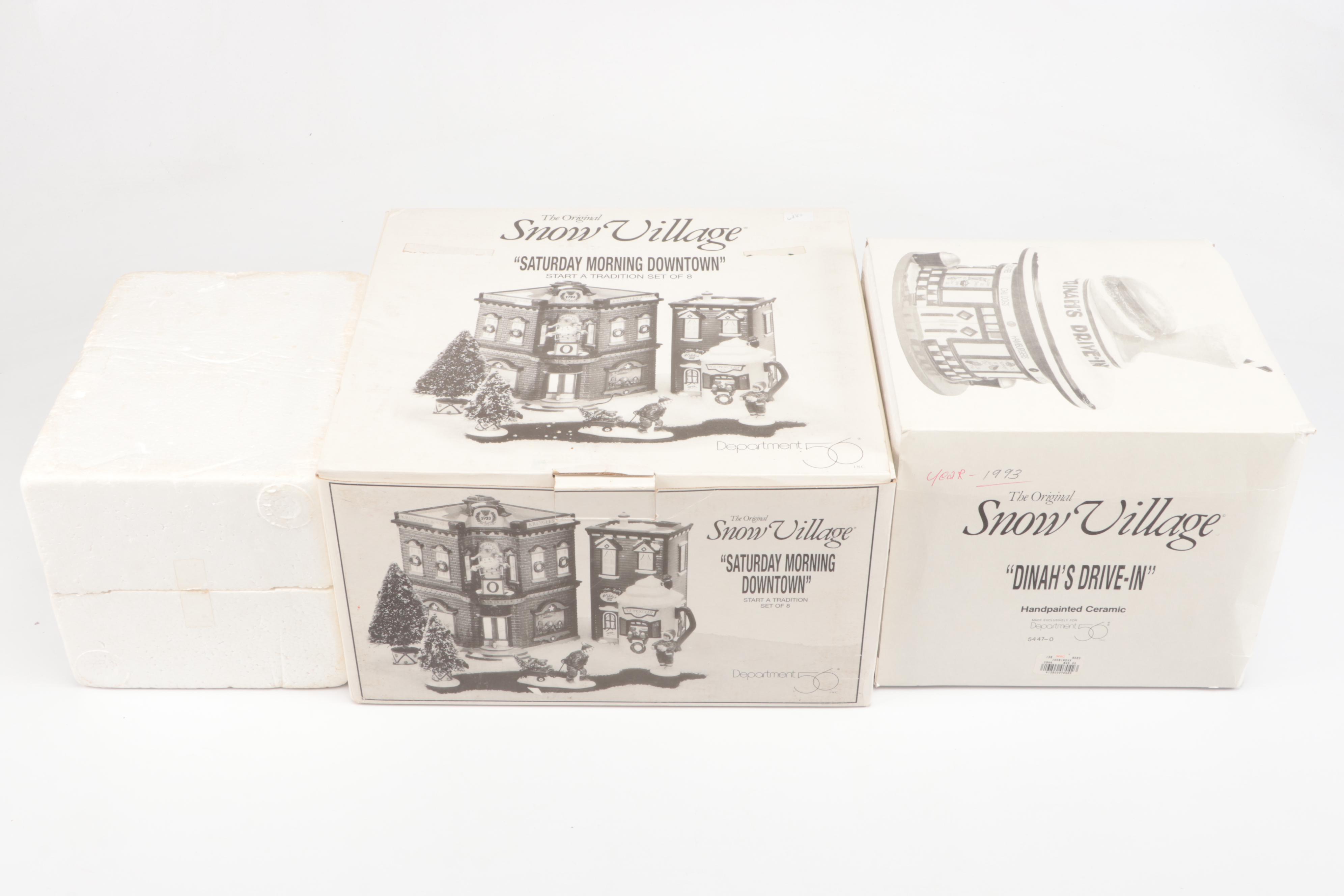 Department 56 "Nikki's Coca Shop" and More Snow Village Decor