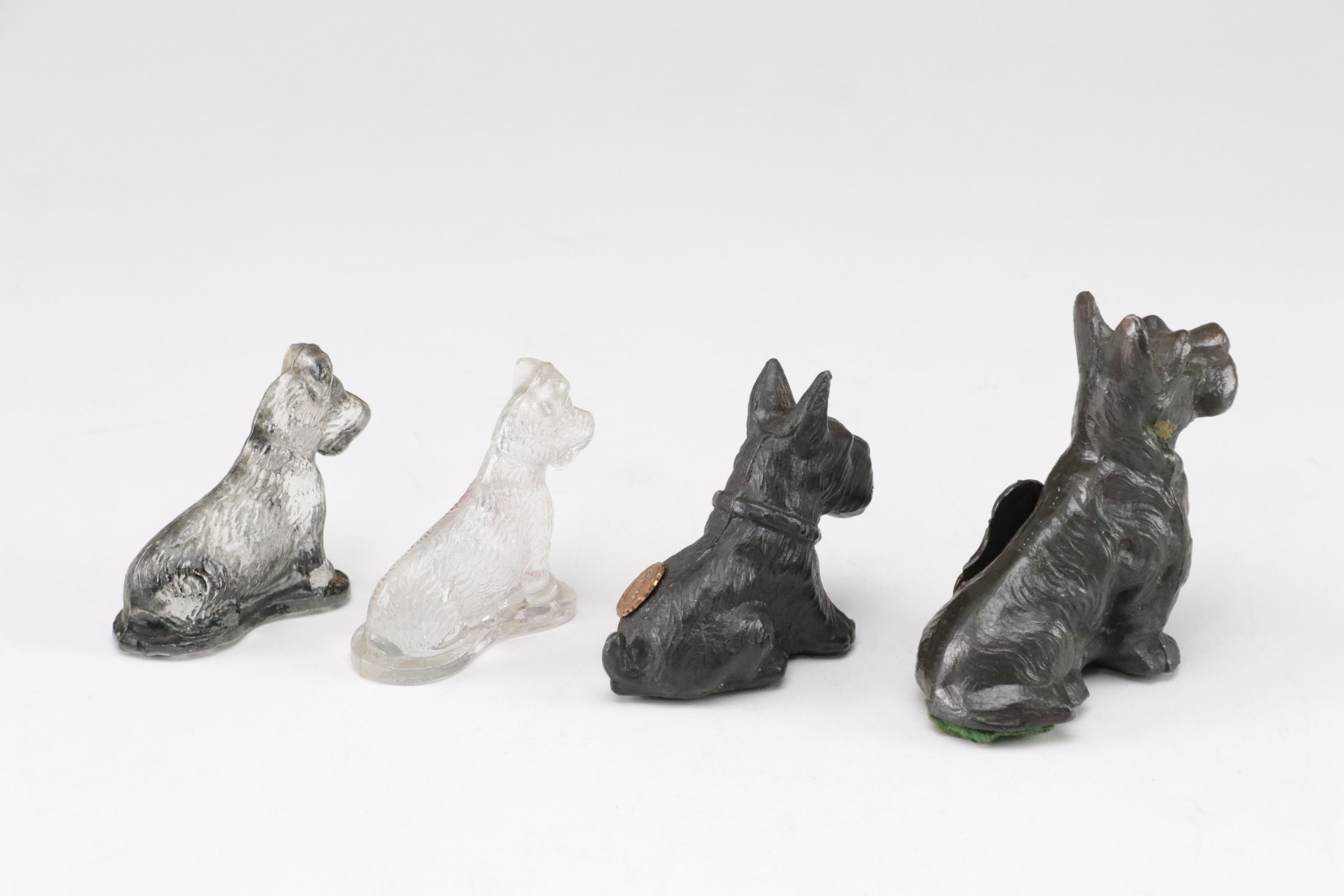 Scottish Terrier, Dachshund & Other Assorted Dog Breed Figurines