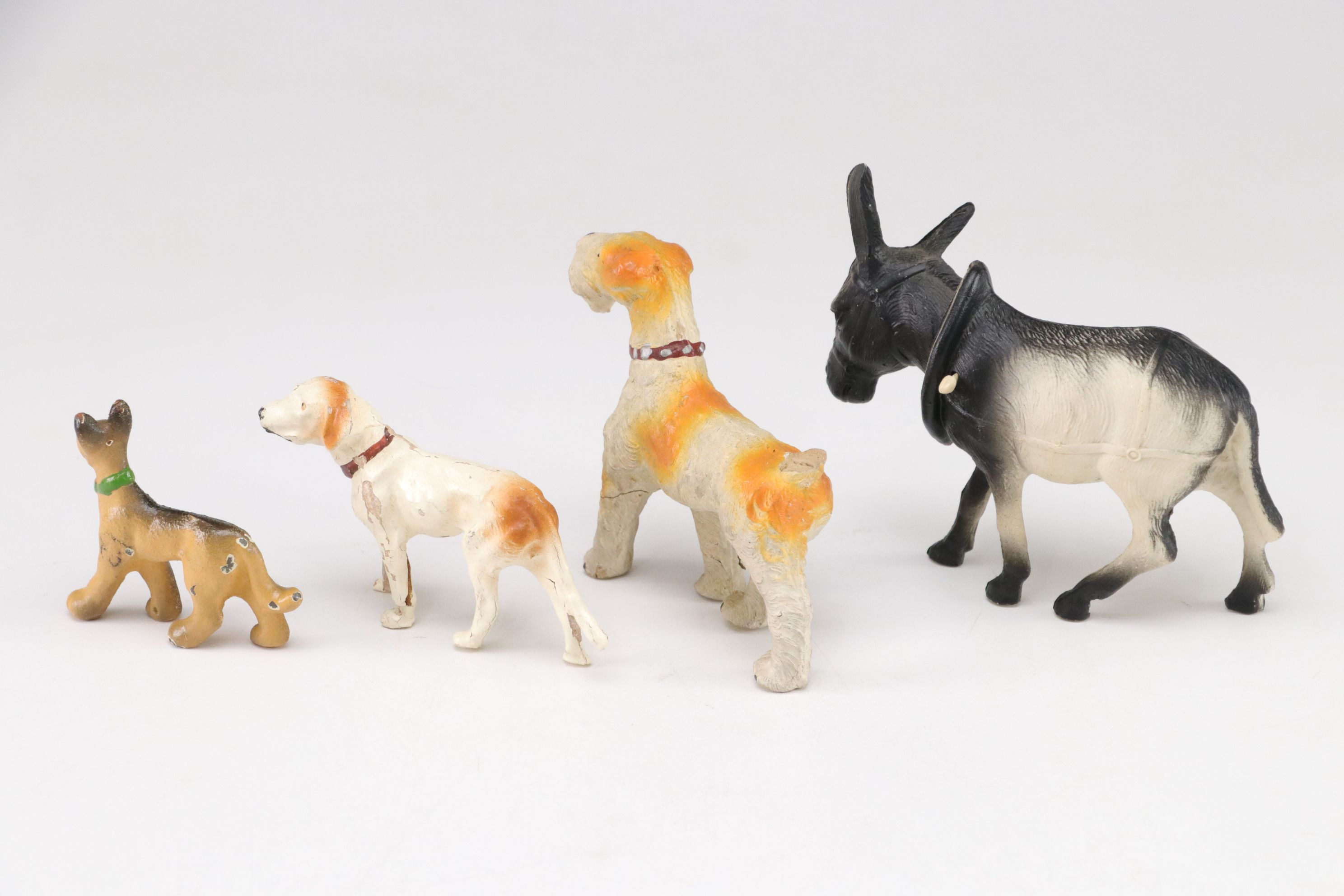 Scottish Terrier, Dachshund & Other Assorted Dog Breed Figurines