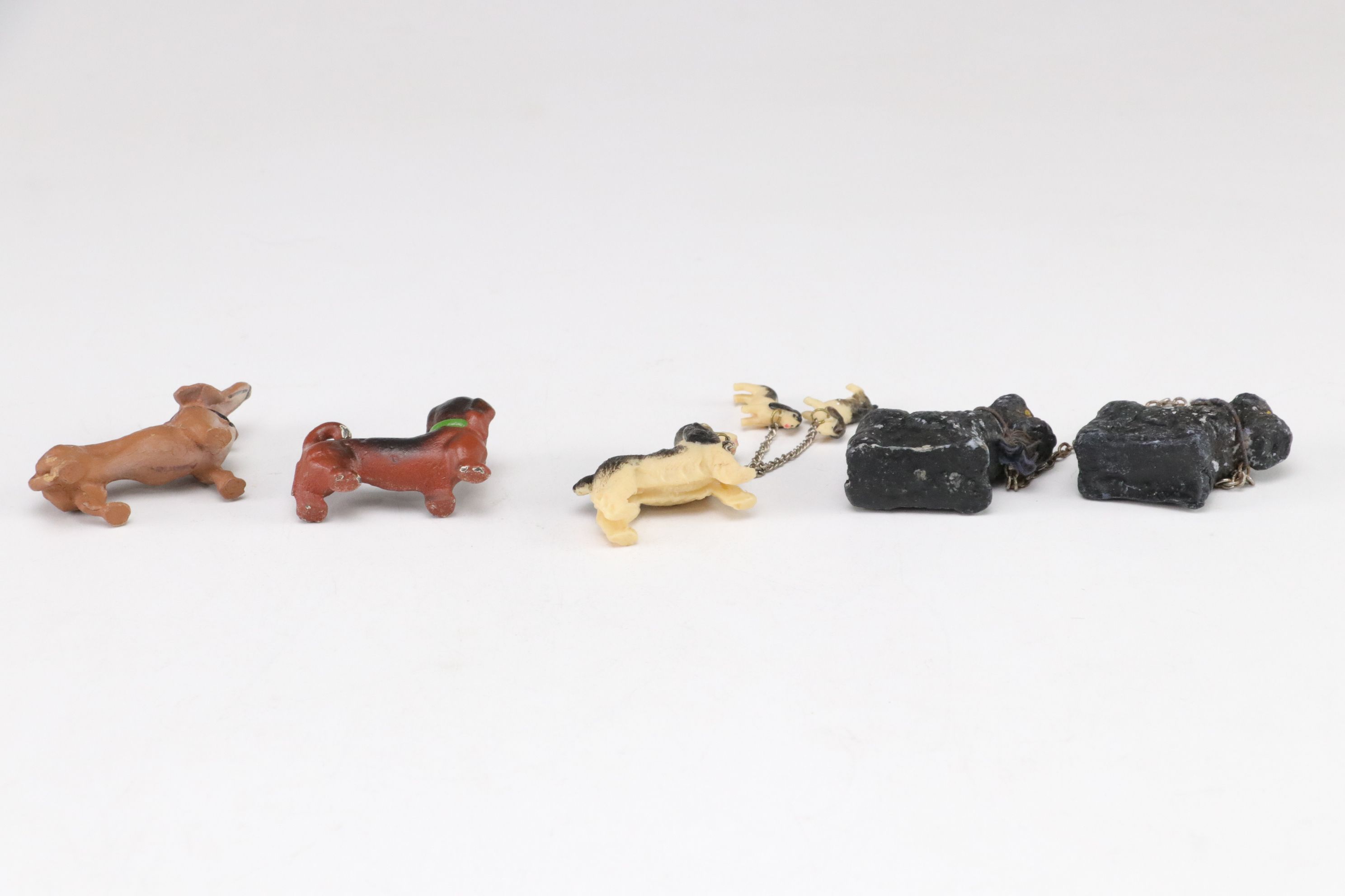 Scottish Terrier, Dachshund & Other Assorted Dog Breed Figurines