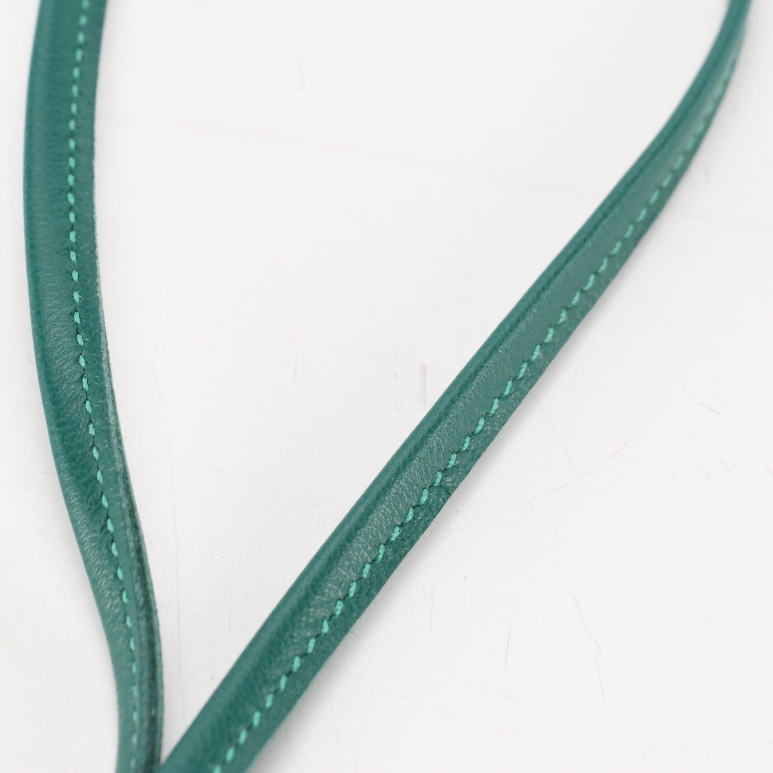 Hermès Rodeo PM Bag Charm in Tricolor Milo Lambskin Leather with Box