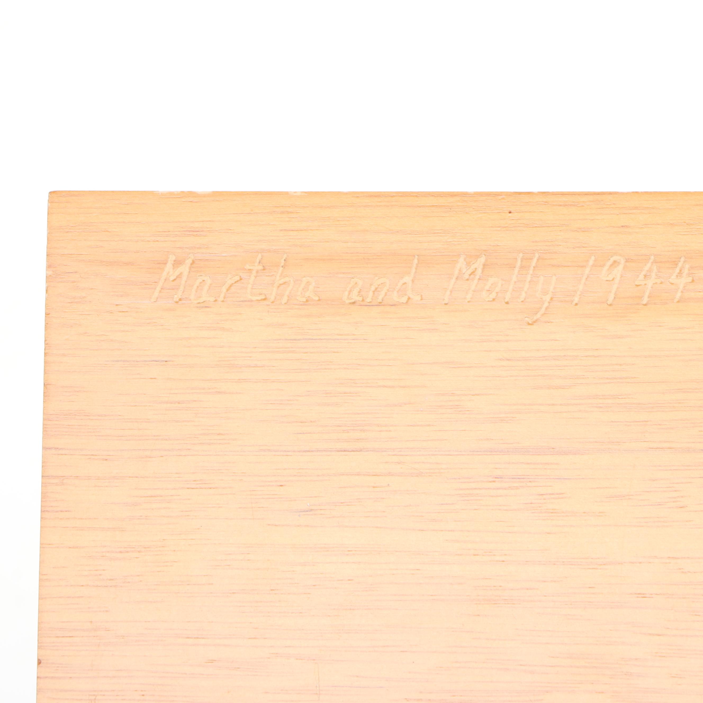 Hand-Embroidered Nursery Rhyme Quilt with American Girl School Desk and More