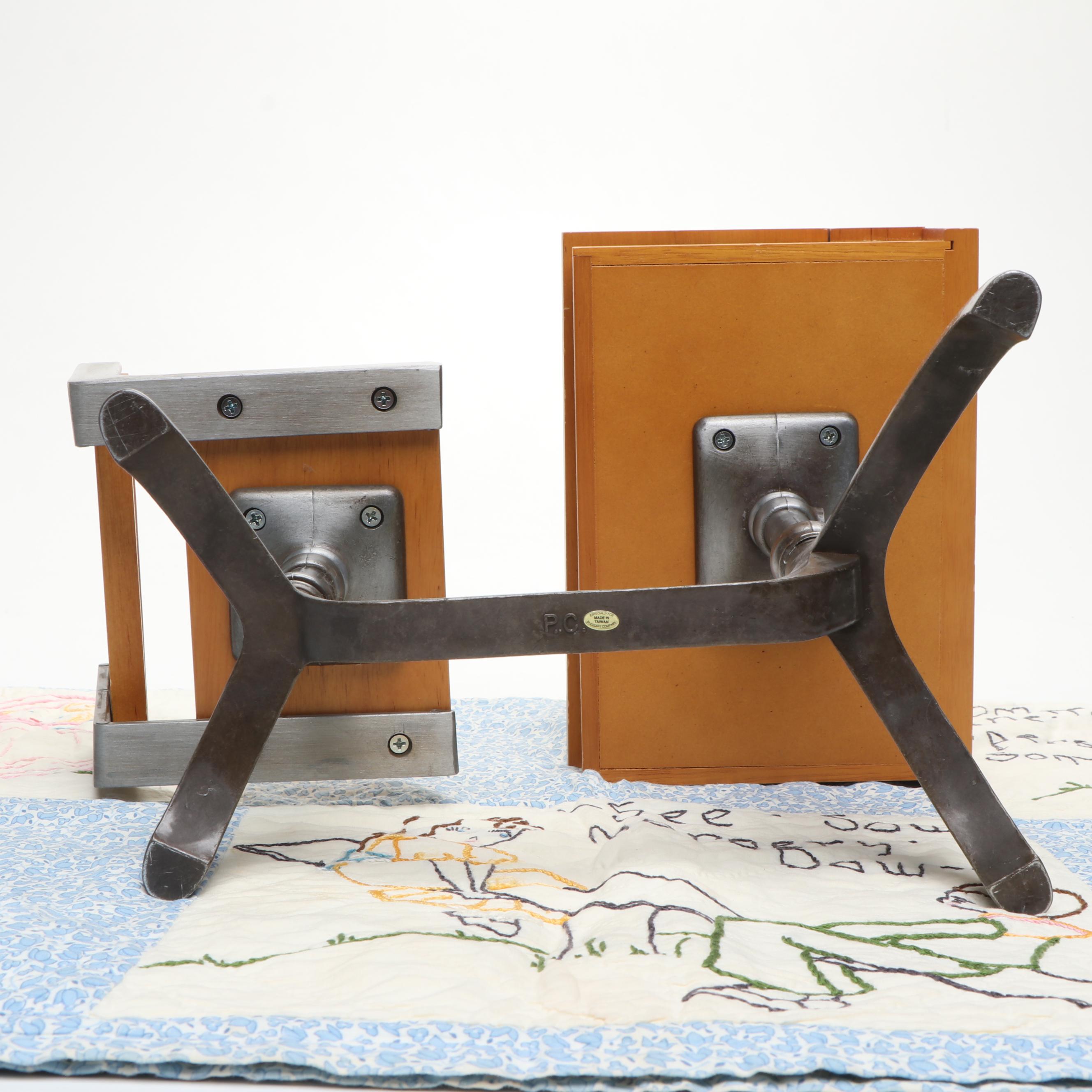 Hand-Embroidered Nursery Rhyme Quilt with American Girl School Desk and More