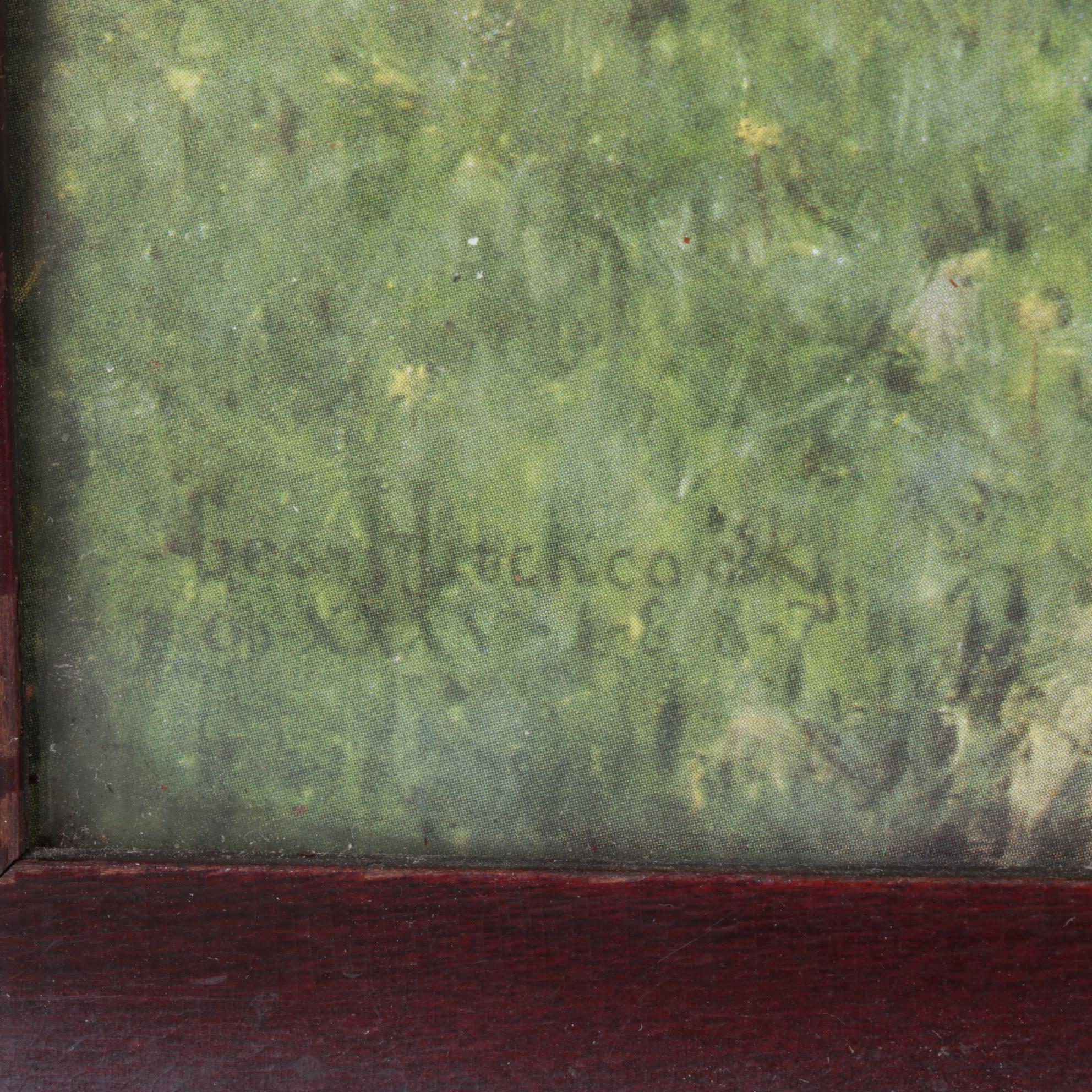 George Hitchcock "Flower Girl in Holland" Offset Lithograph, Mid-20th Century