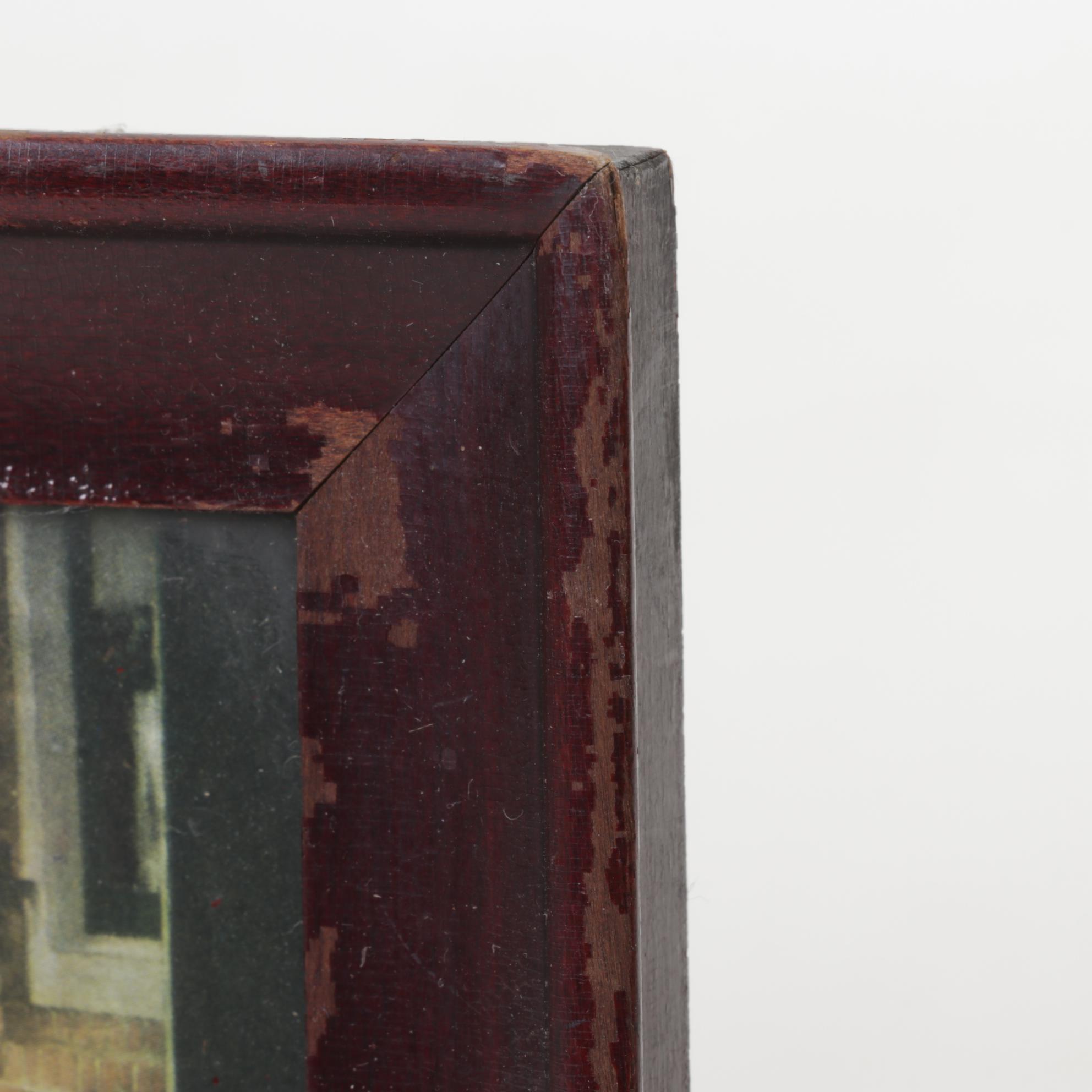 George Hitchcock "Flower Girl in Holland" Offset Lithograph, Mid-20th Century