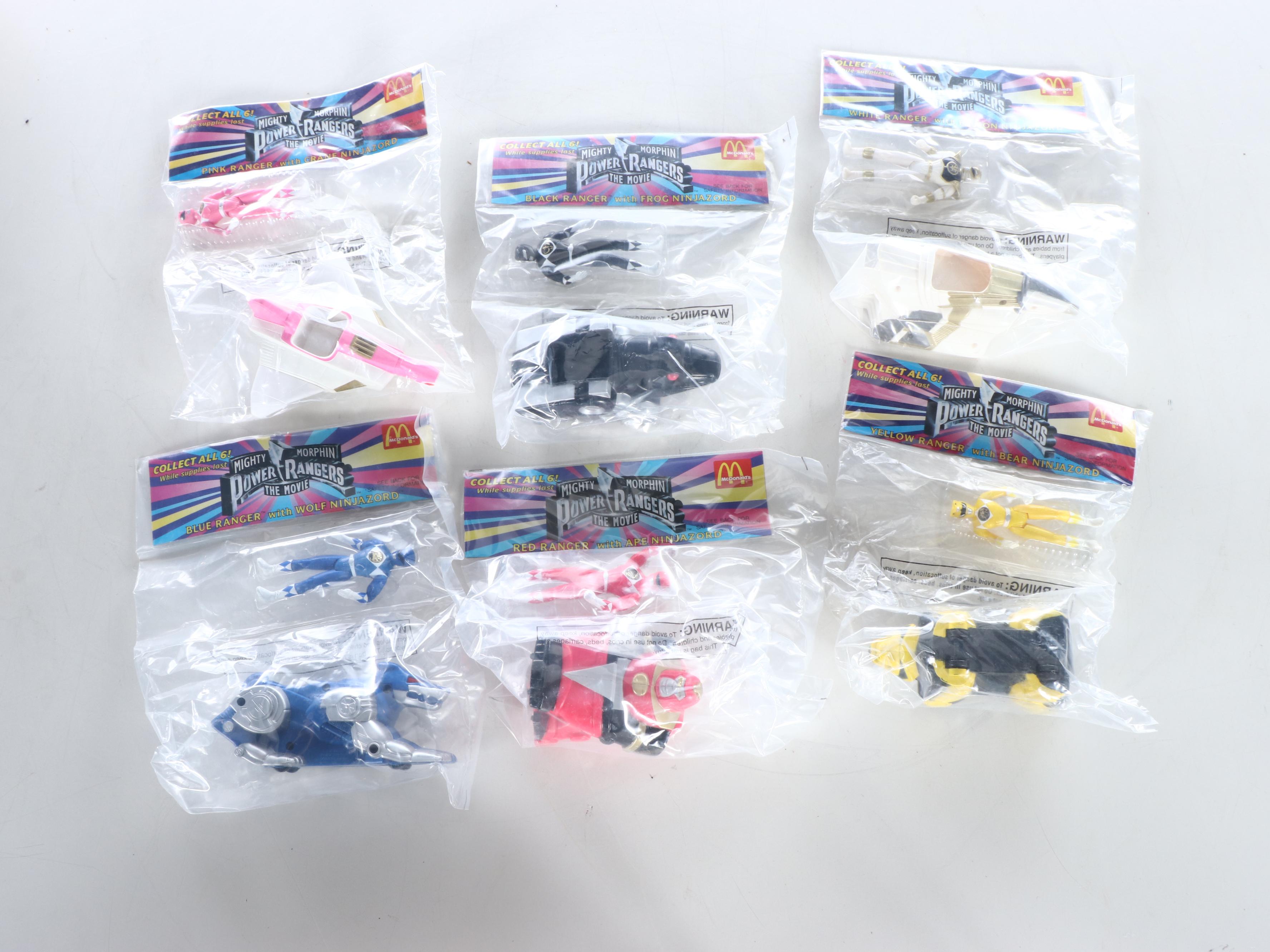 McDonald's Toys Featuring Power Rangers and Beanie Babies