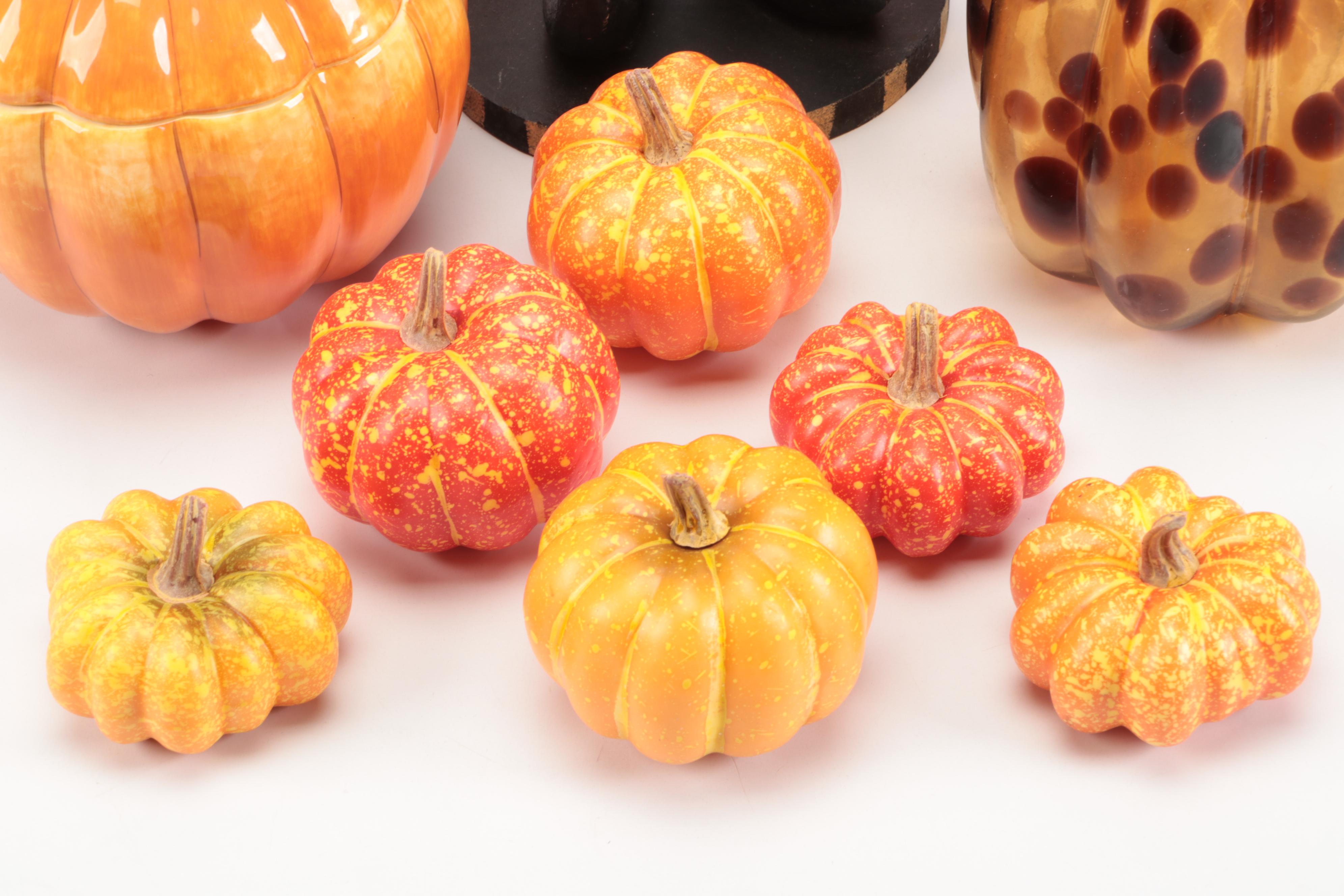 Halloween and Fall Pumpkins and Witch