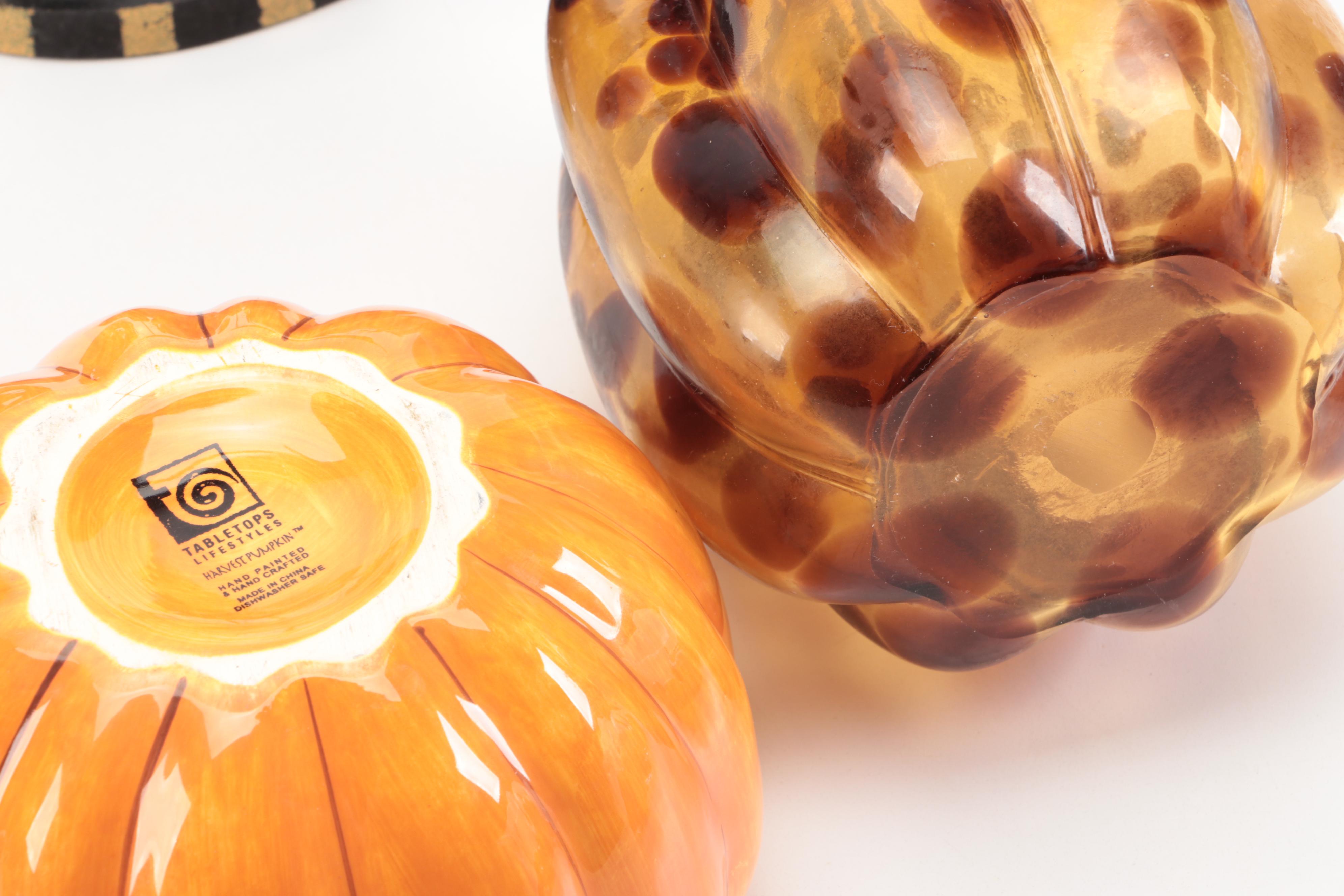 Halloween and Fall Pumpkins and Witch