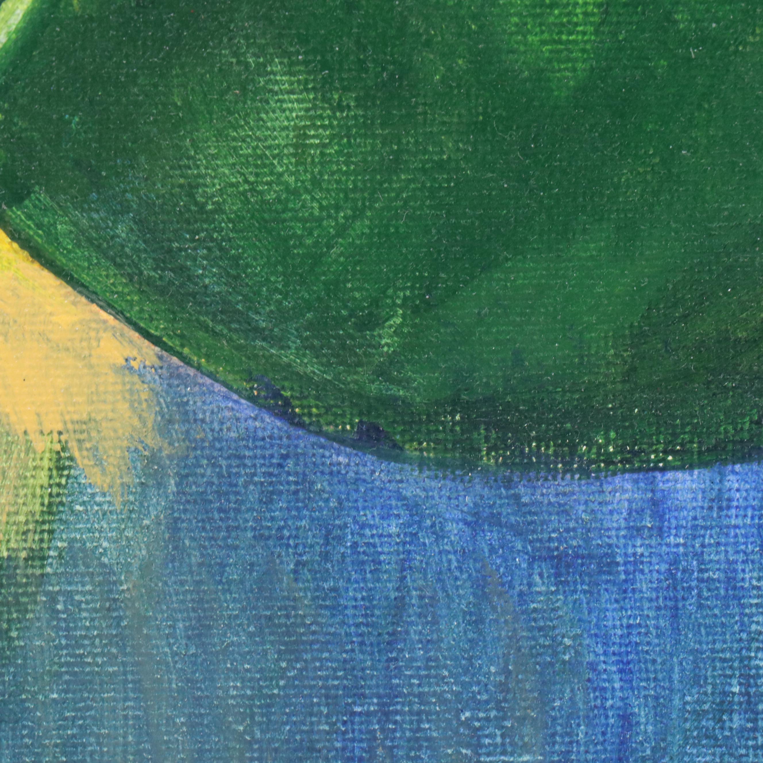 Acrylic Still Life Painting of Pears, 21st Century