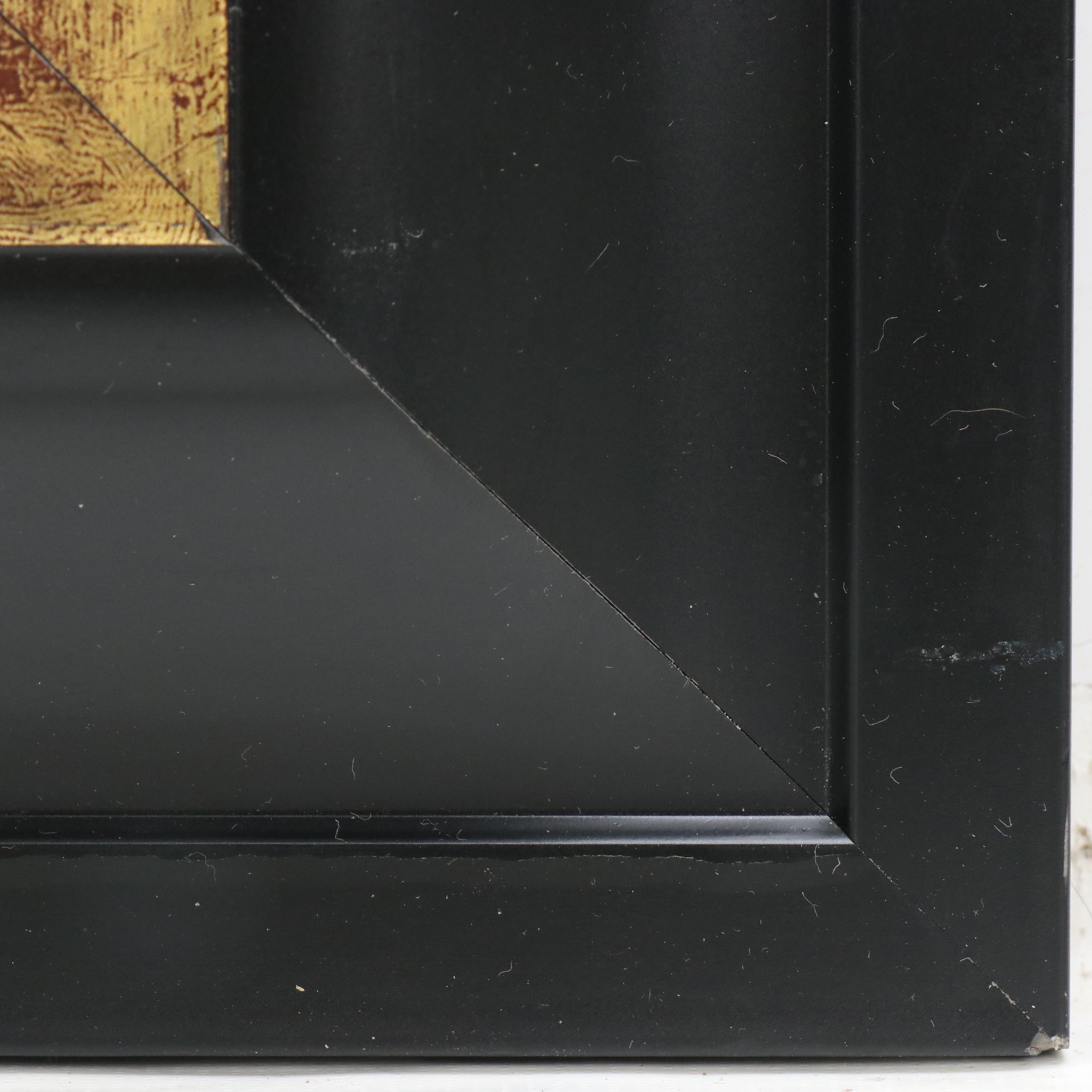 Sue Ervin Floral Acrylic Painting "Geraniums," 2010