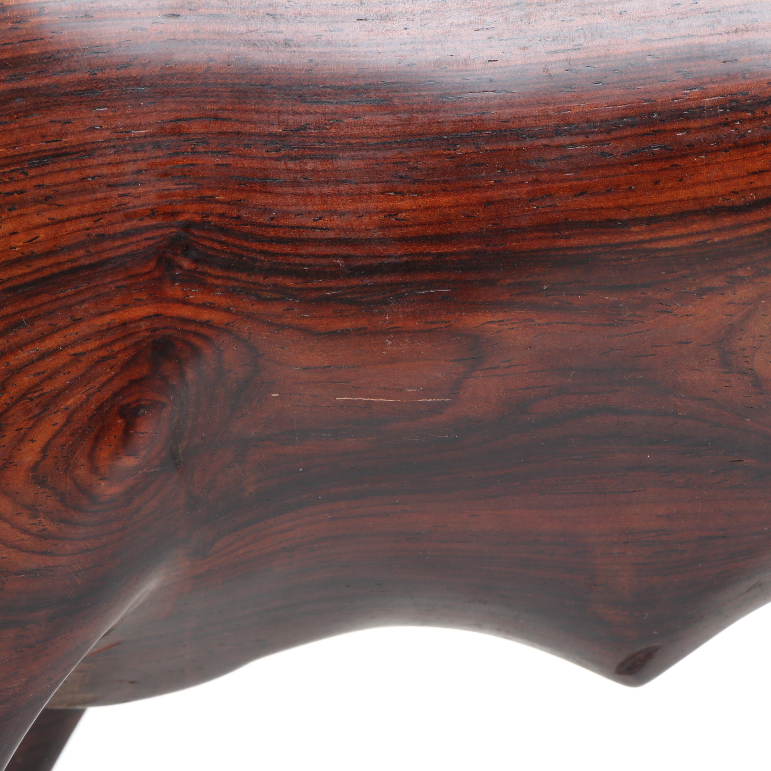 Vintage OMC Japan Bud Vase with Hand-Carved Animal Figures