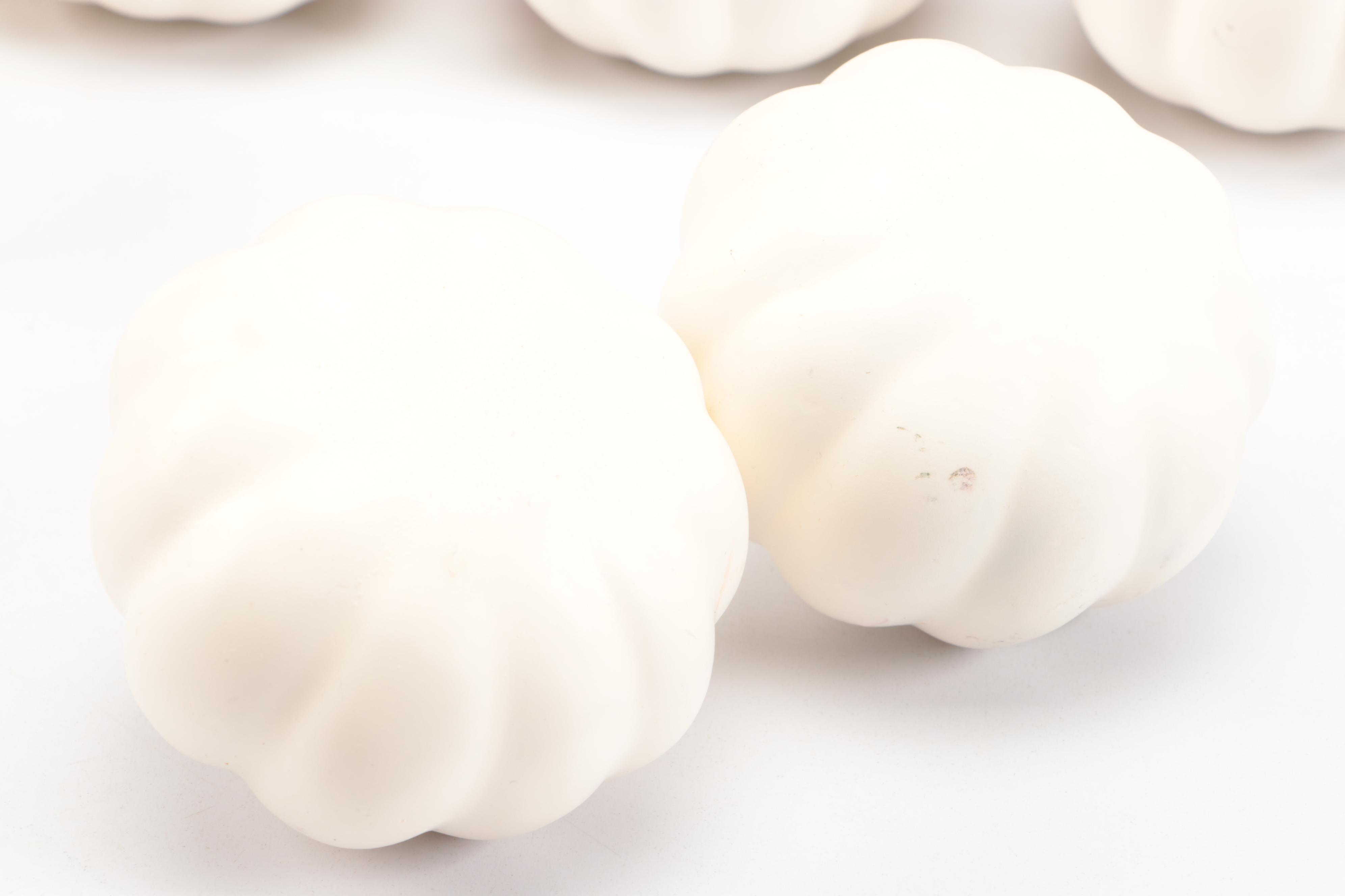 Fall Speckled Glass, Plush and Other Pumpkin Table Decor