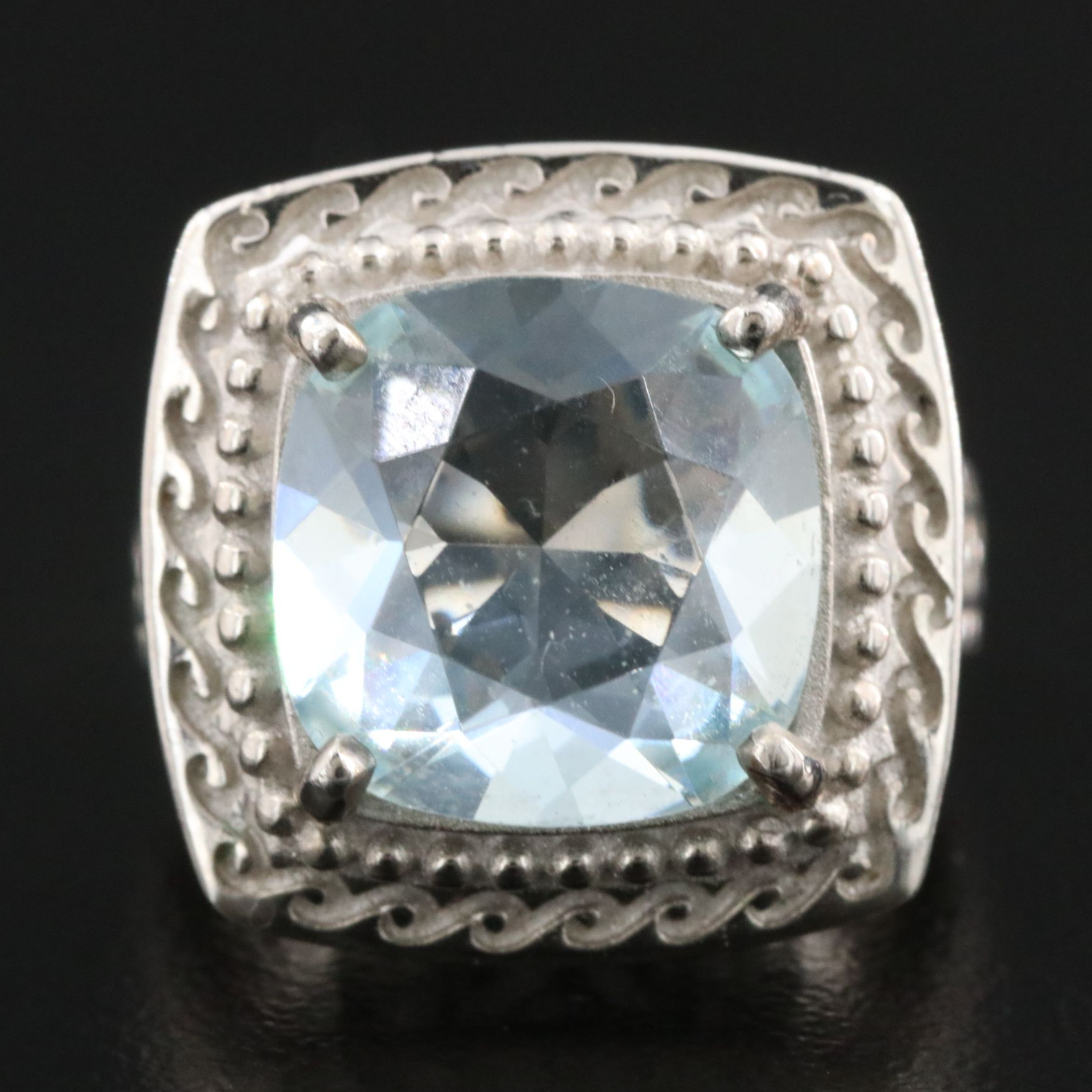 Sterling Faux Gemstone Ring