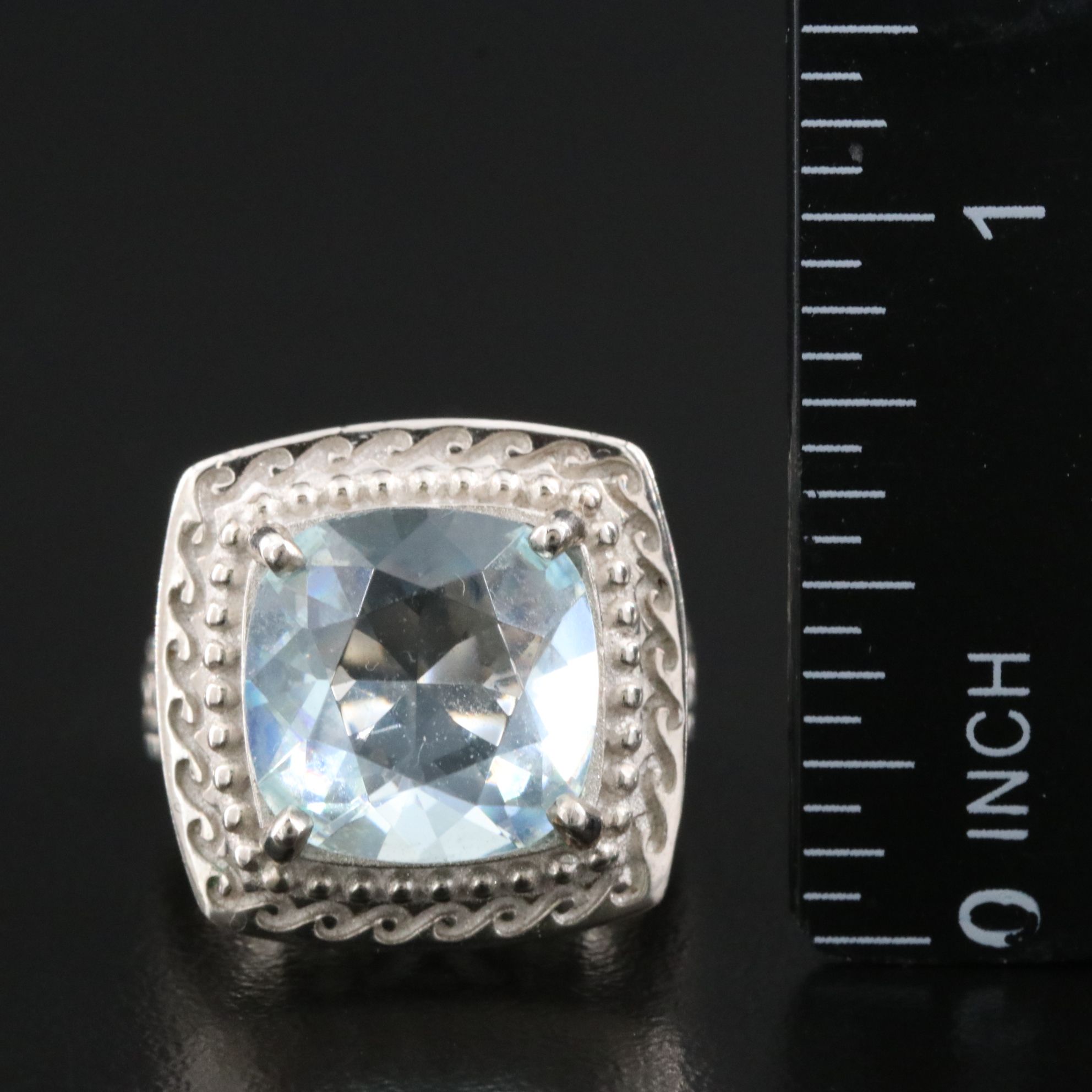 Sterling Faux Gemstone Ring