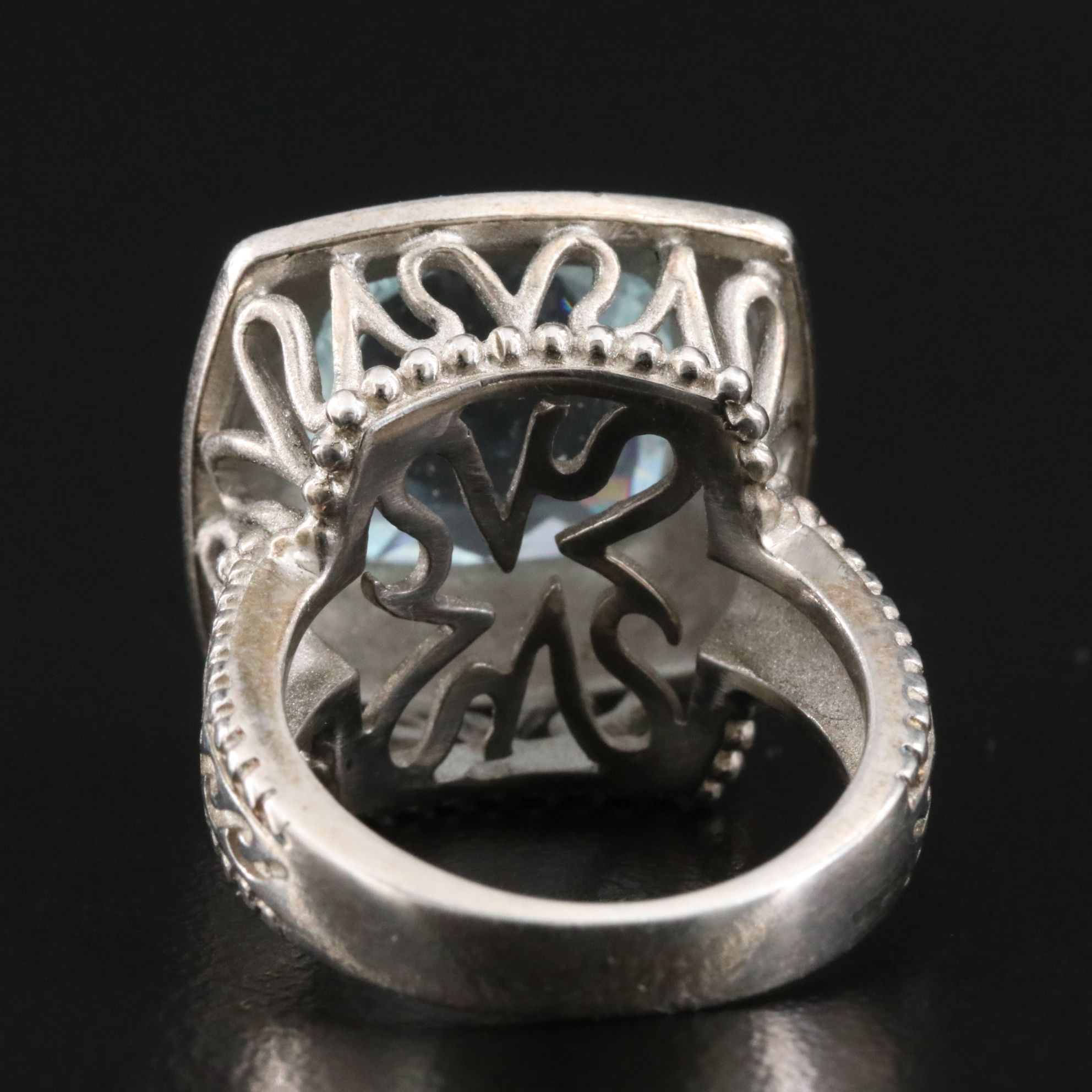 Sterling Faux Gemstone Ring