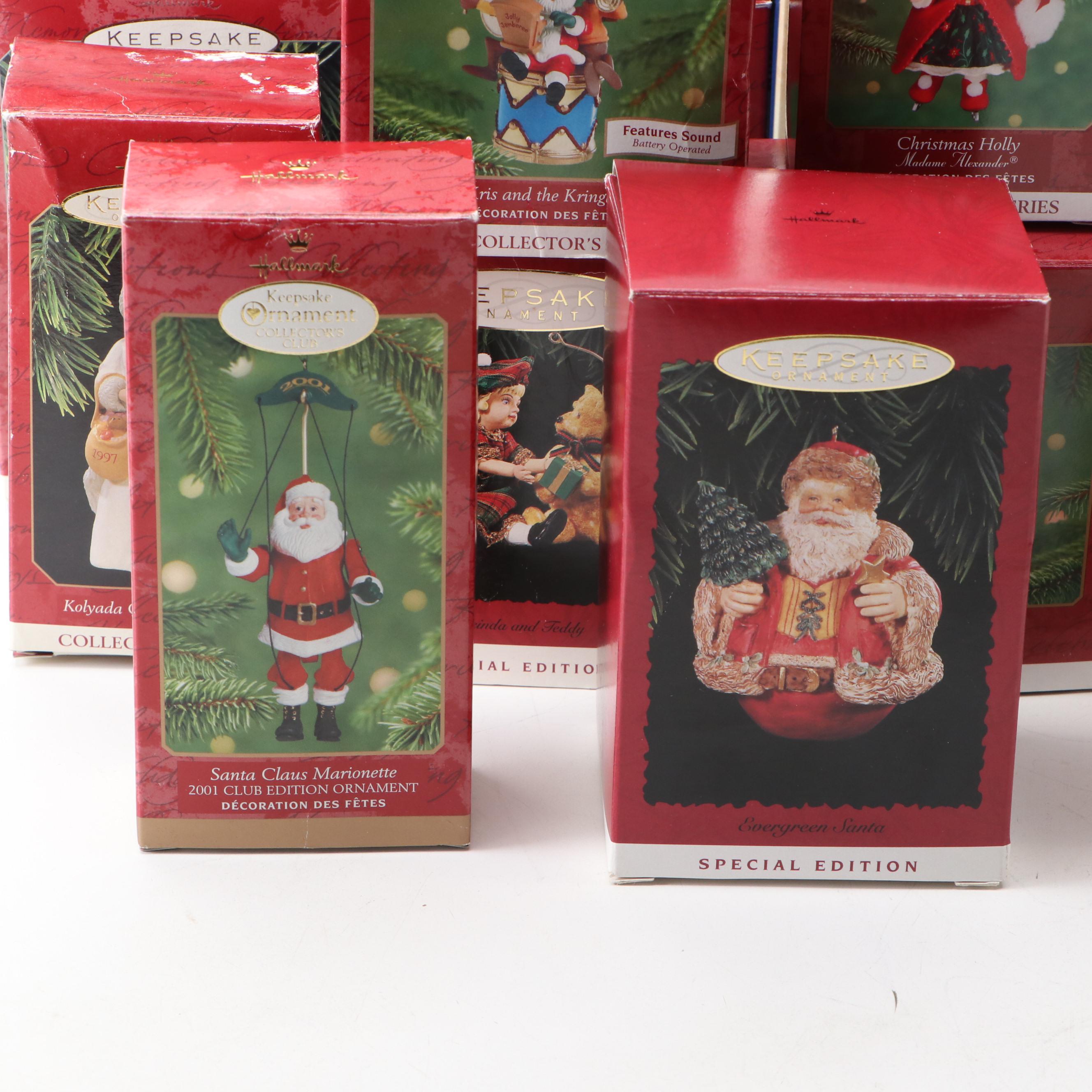Hallmark "Keepsake" Handcrafted Christmas Ornaments