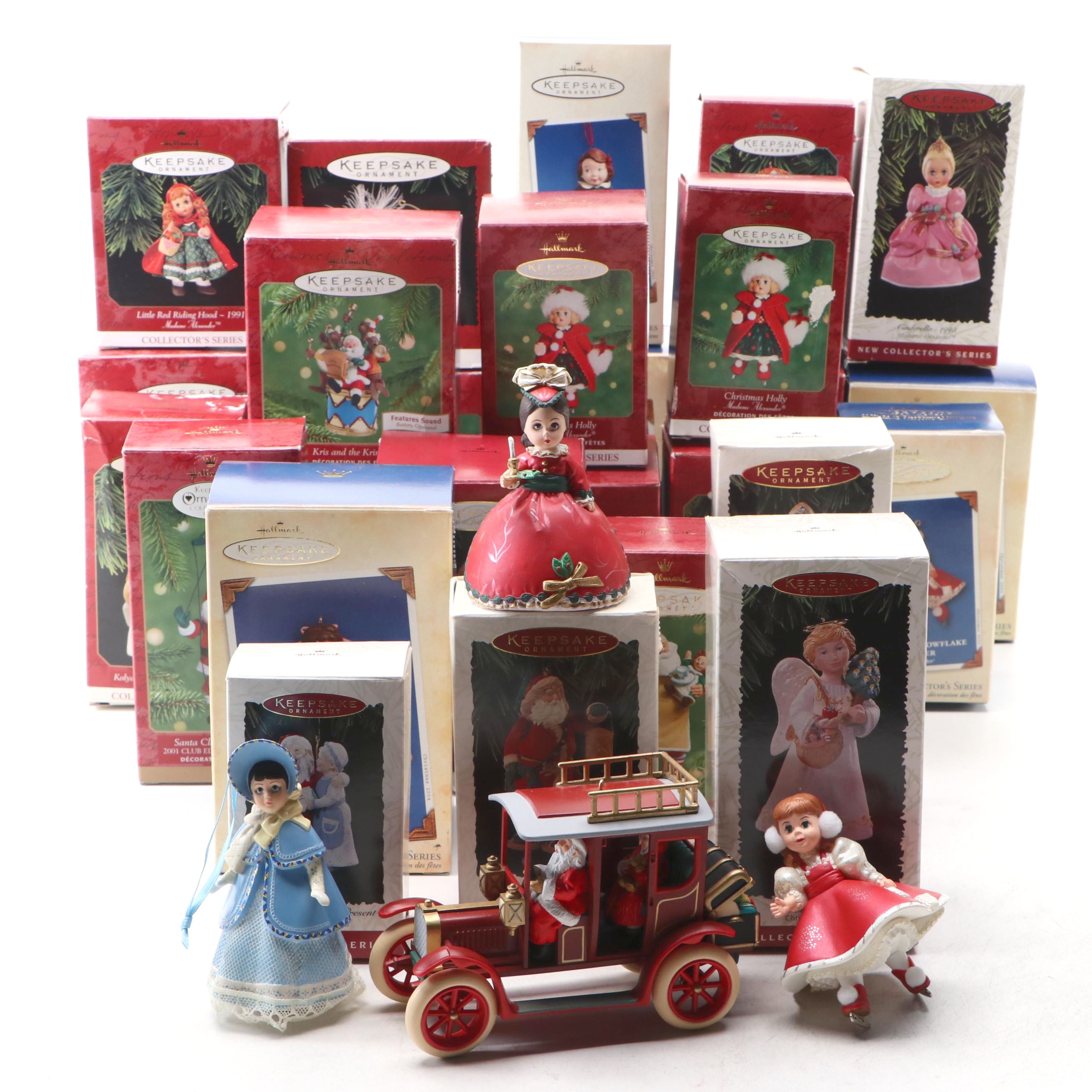 Hallmark "Keepsake" Handcrafted Christmas Ornaments
