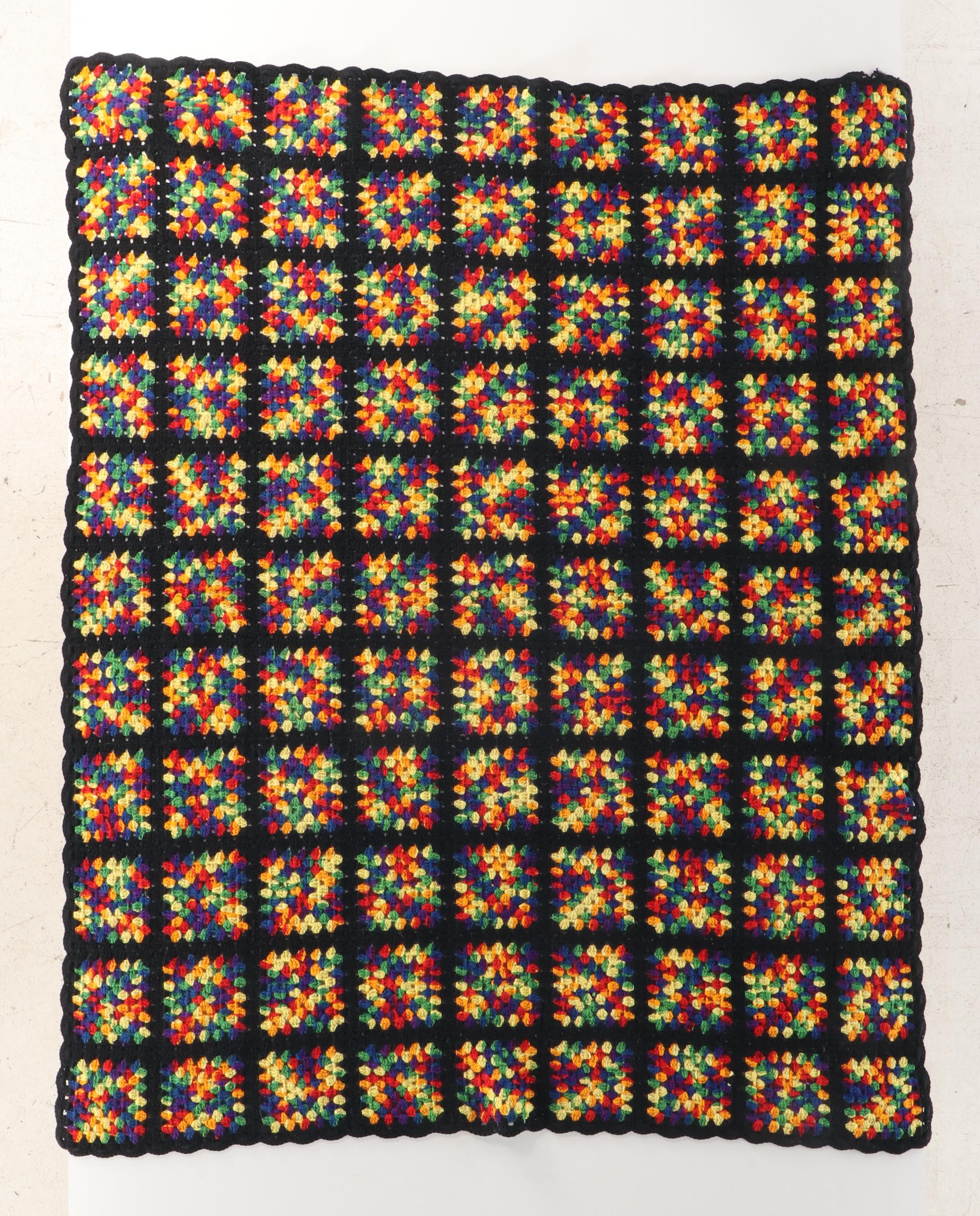 Handmade Granny Square Crochet Blankets