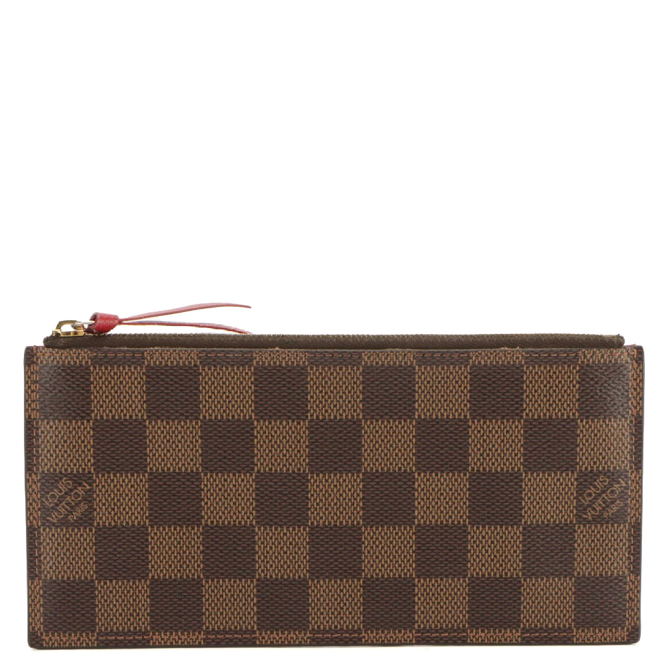 Louis Vuitton Félicie Pochette Zip Insert in Damier Ebene Canvas