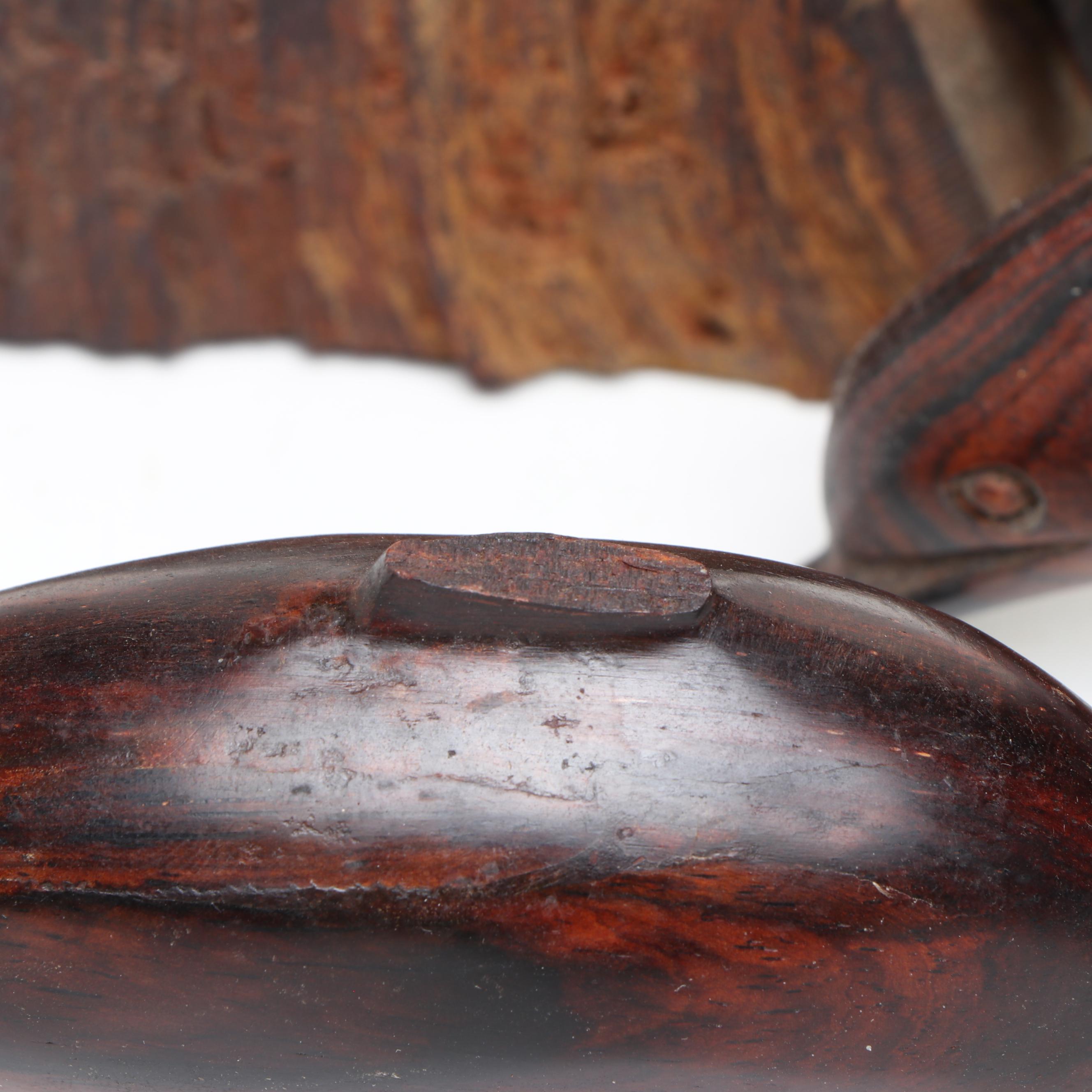 Ironwood Hard-Carved Marine Mammals and Sea Birds