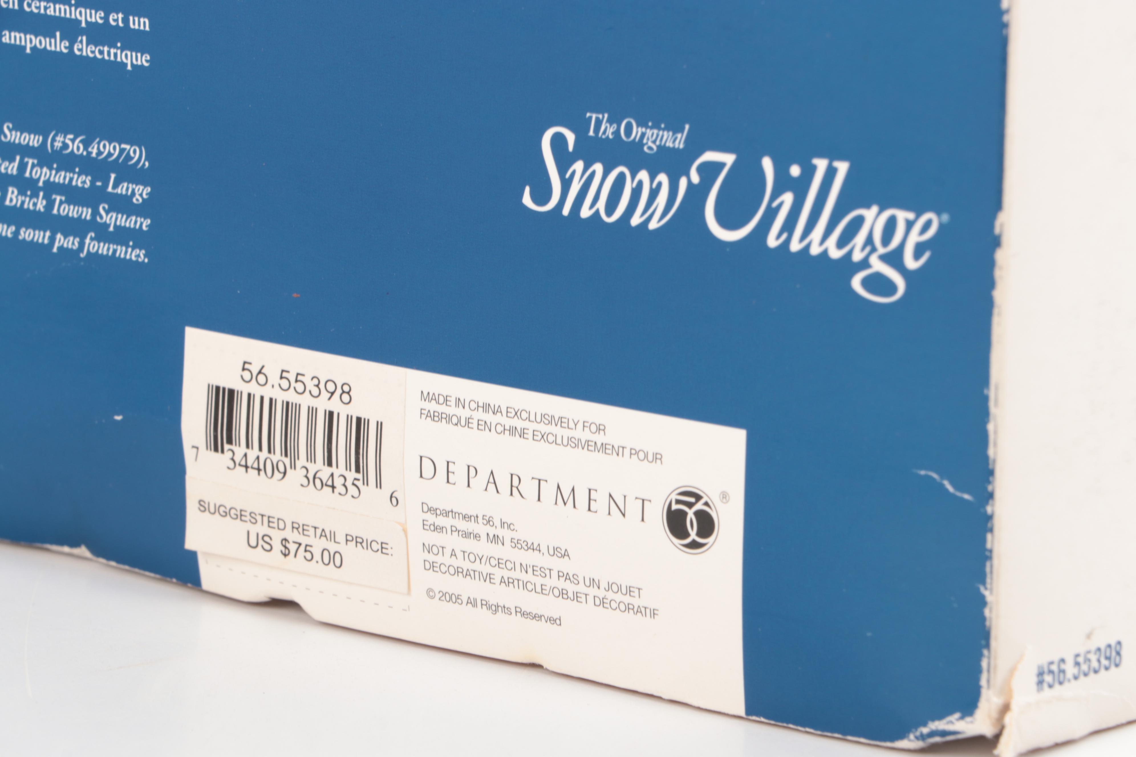 Department 56 "Hidden Ponds House" and More Christmas Village Decor