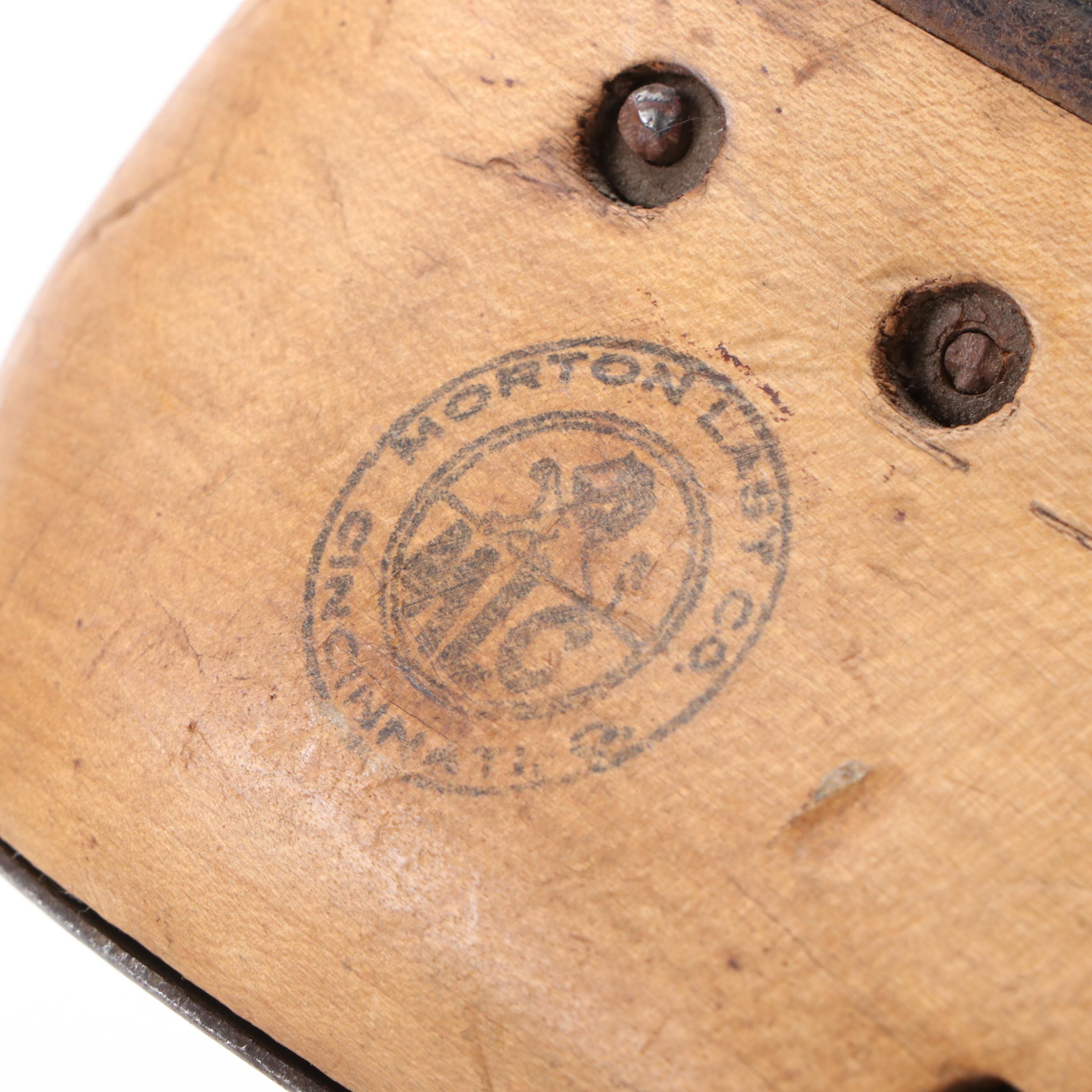 Cincinnati Morton Last Co. World War II Era U.S. Navy Wooden Shoe Form, 1942