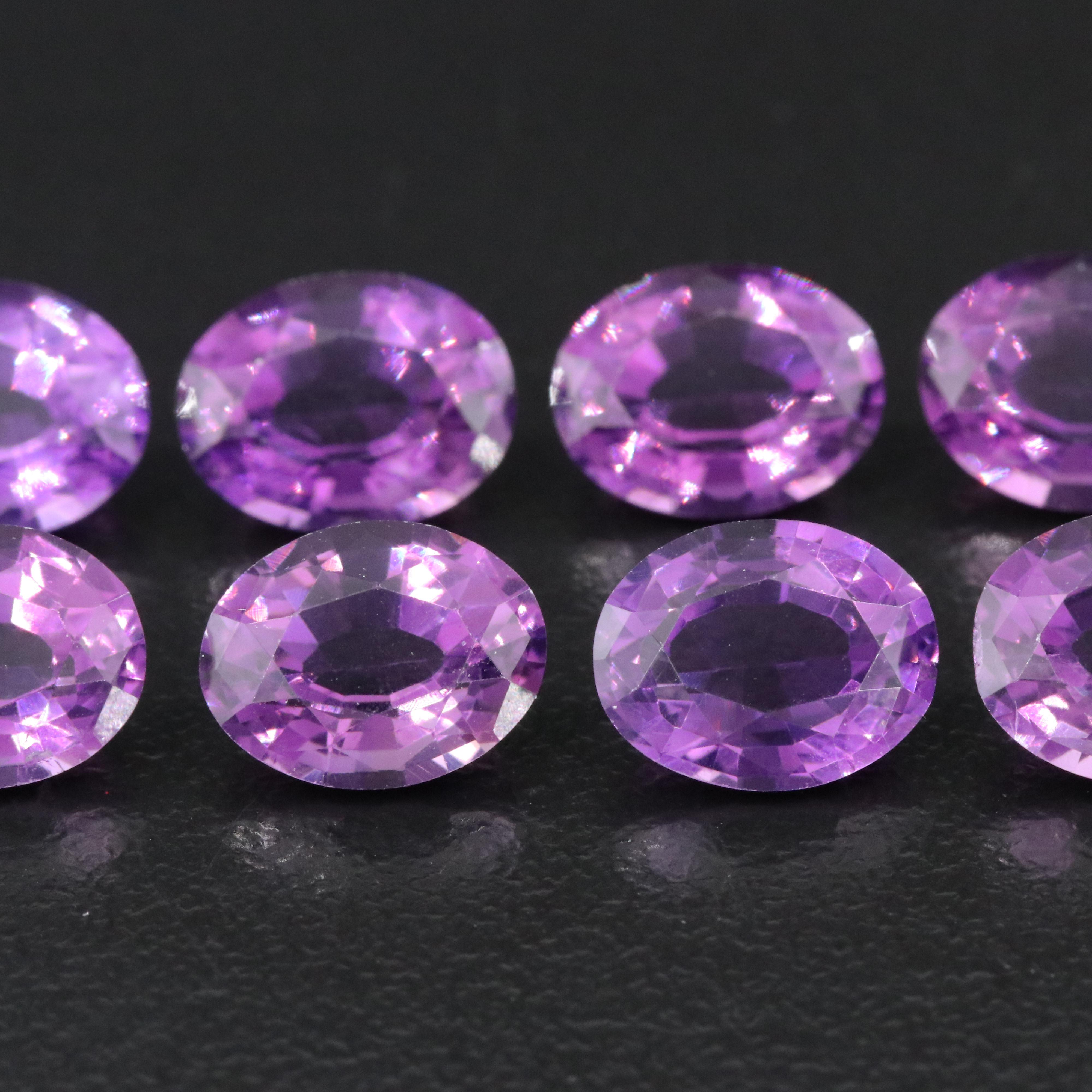 Loose 13.80 CTW Amethyst Lot