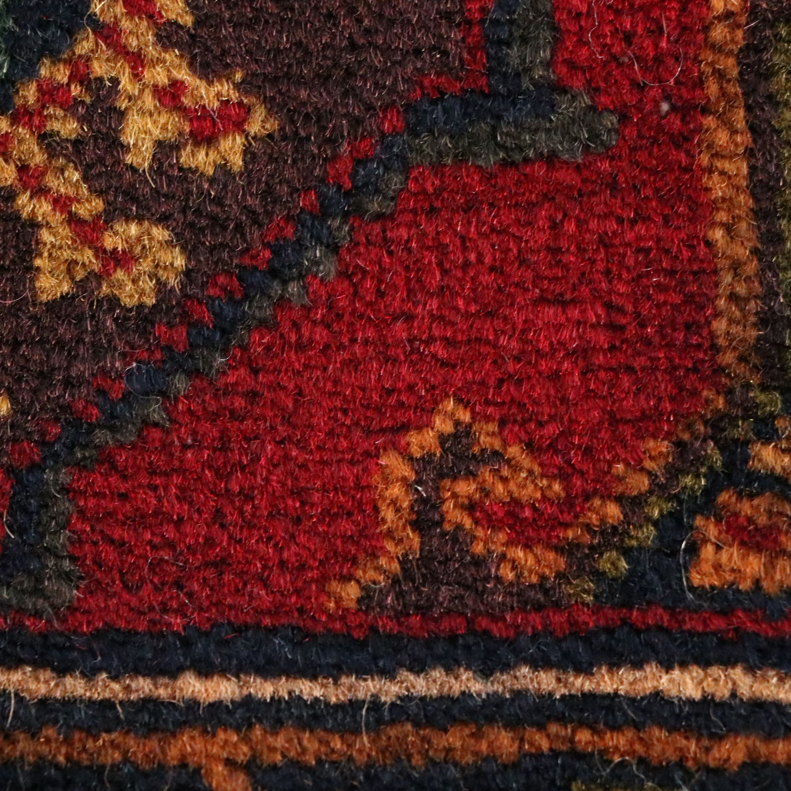 Hand-Knotted Turkish Baluch Style Saddle Bag