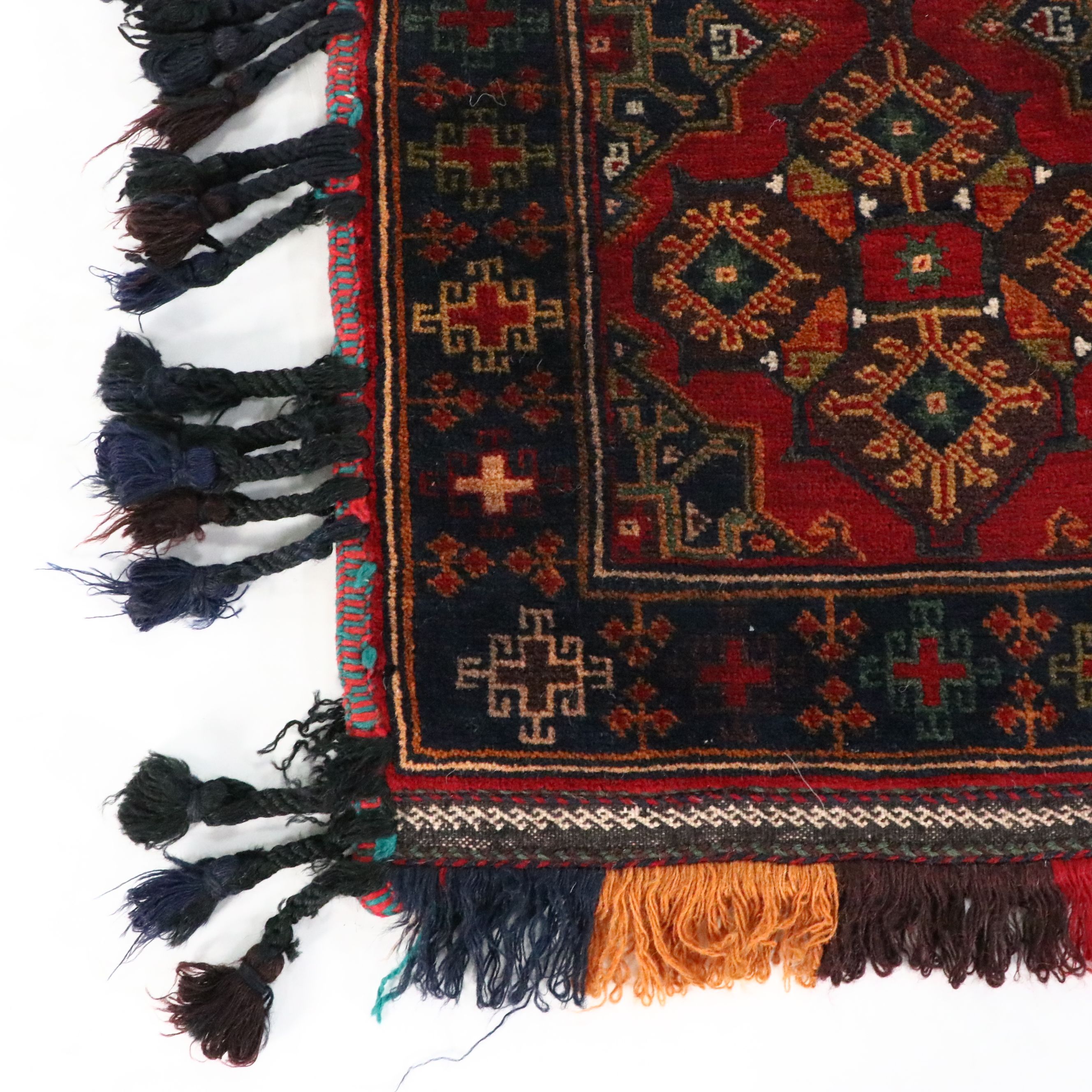 Hand-Knotted Turkish Baluch Style Saddle Bag