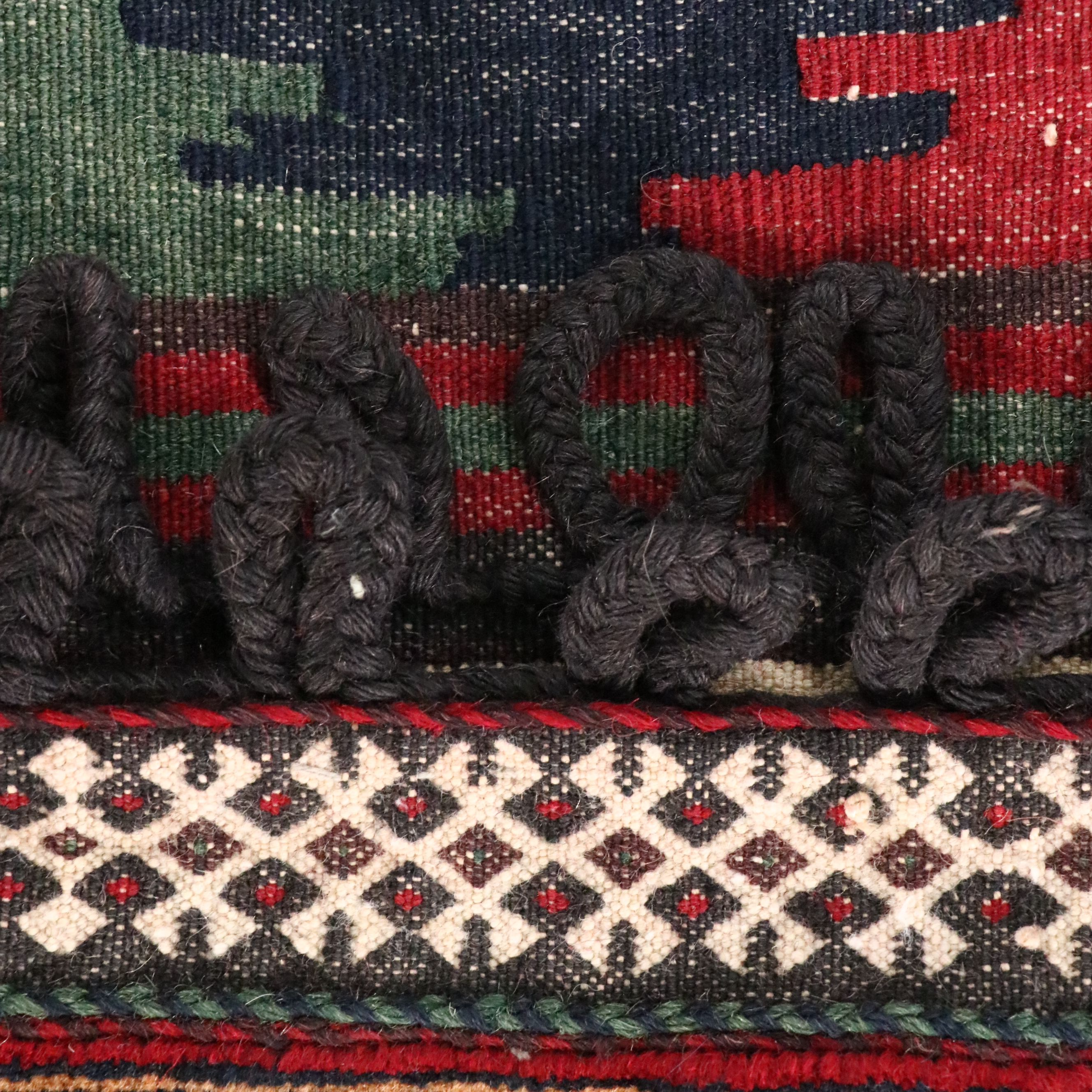 Hand-Knotted Turkish Baluch Style Saddle Bag