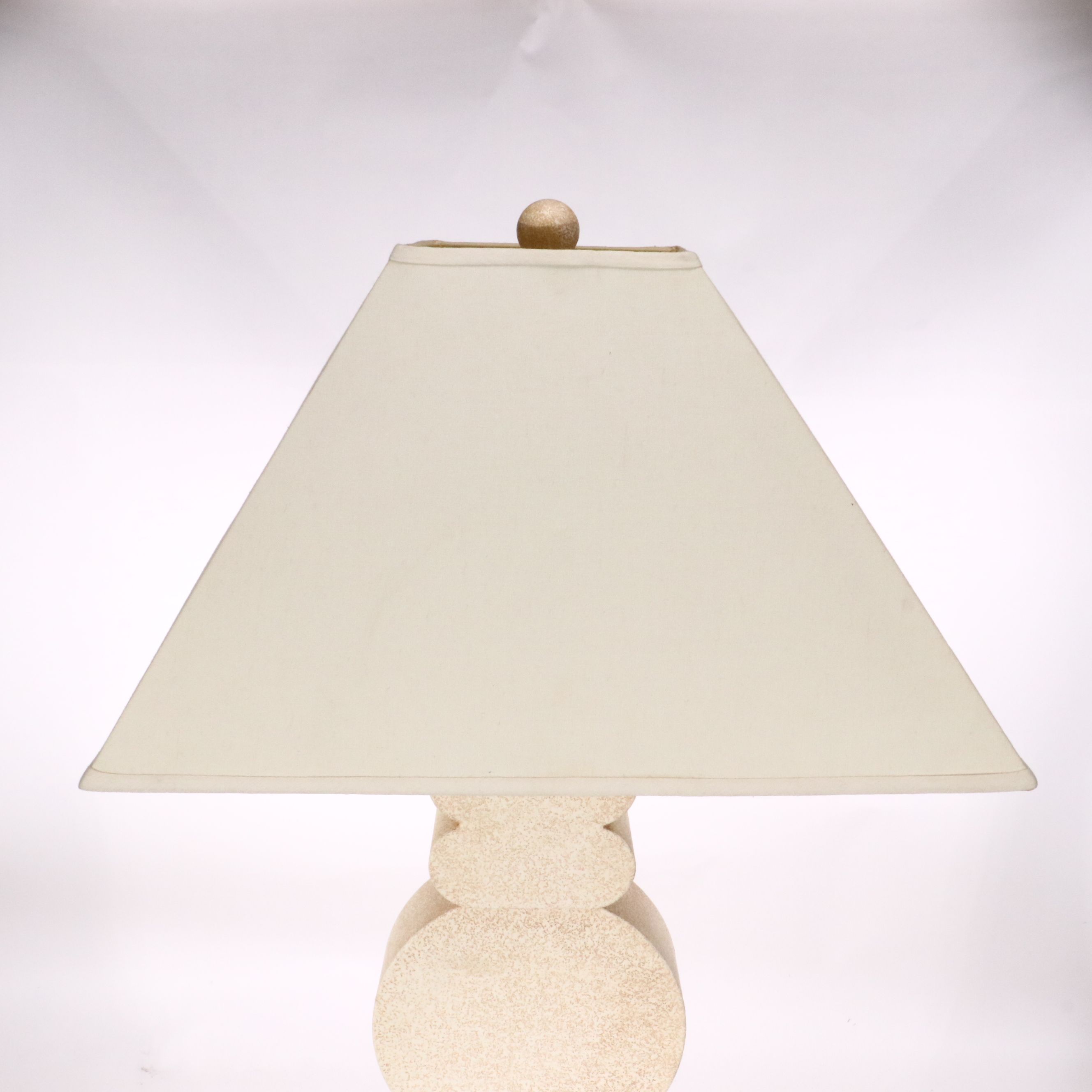 Frederick Ramond Postmodern Floor Lamp with Pyramid Cotton Lamp, 1987