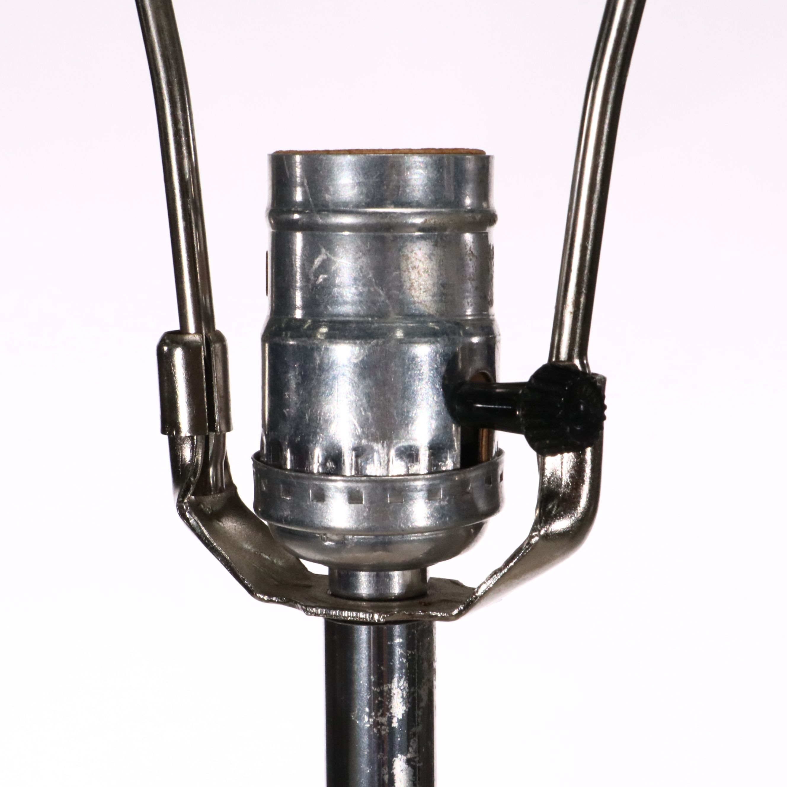 Frederick Ramond Postmodern Floor Lamp with Pyramid Cotton Lamp, 1987