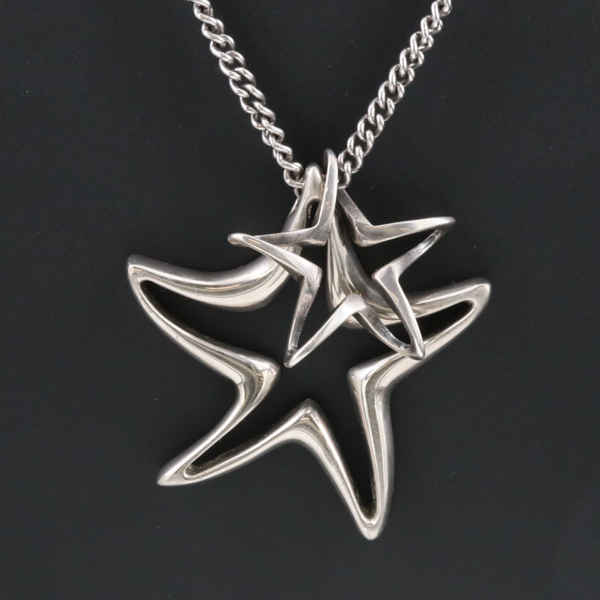 James Avery Sterling Starfish Necklace